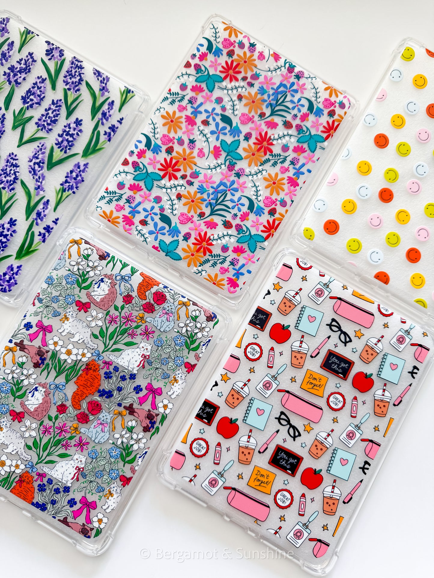 Colorful Happy E Reader Case