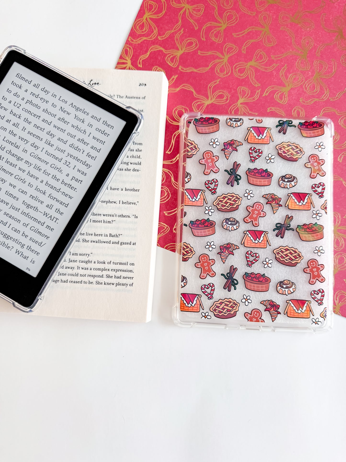 Holiday Sweets and Treats Holographic Kindle Case