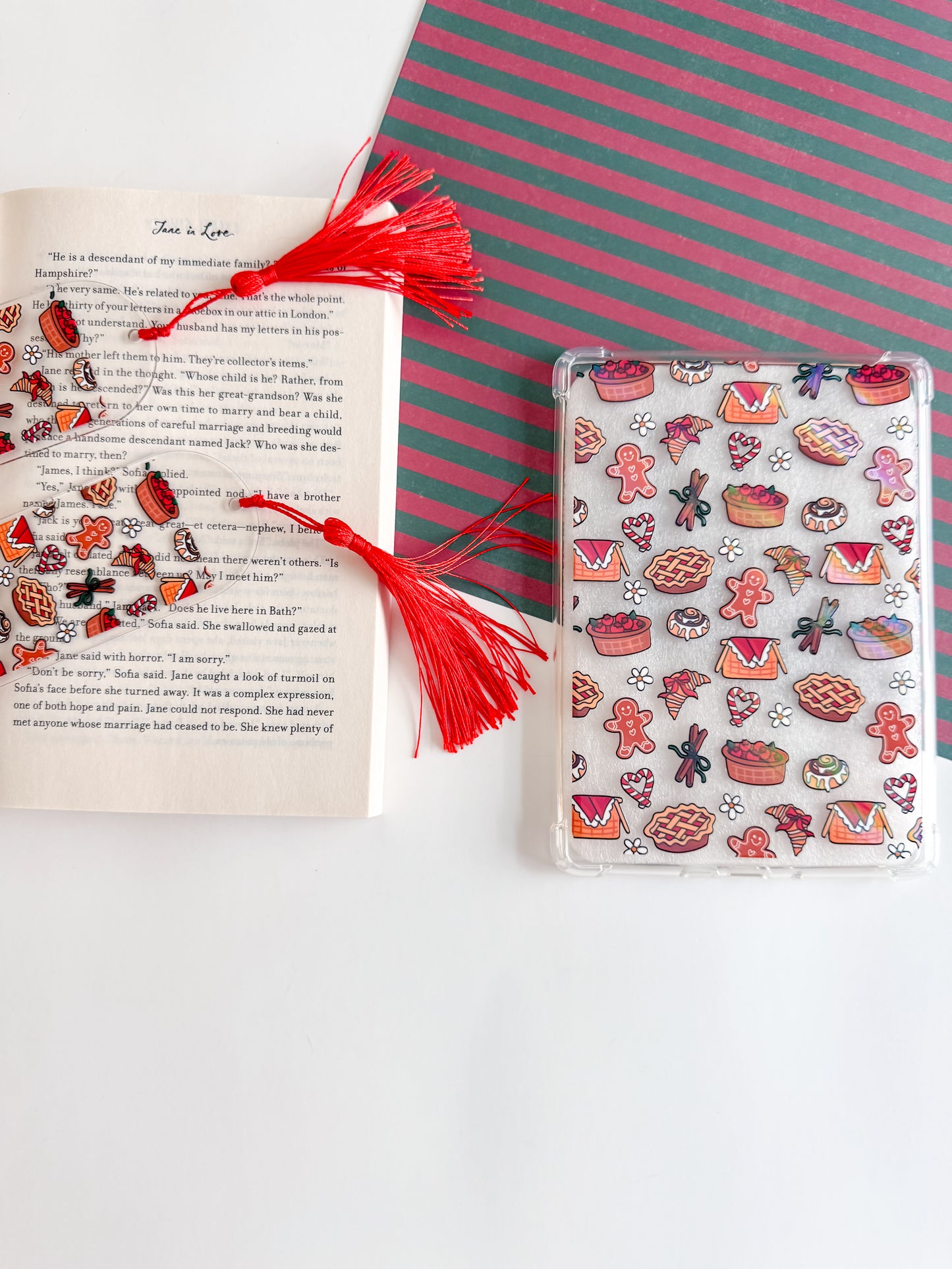 Holiday Sweets and Treats Holographic Kindle Case