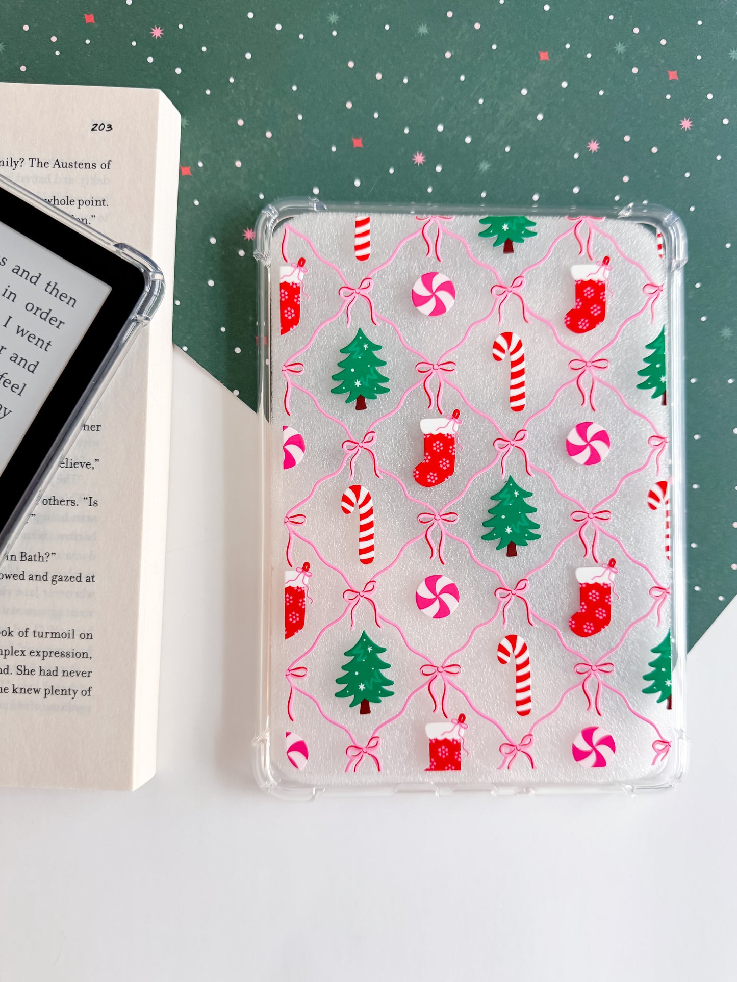Peppermint Wonderland Kindle Case