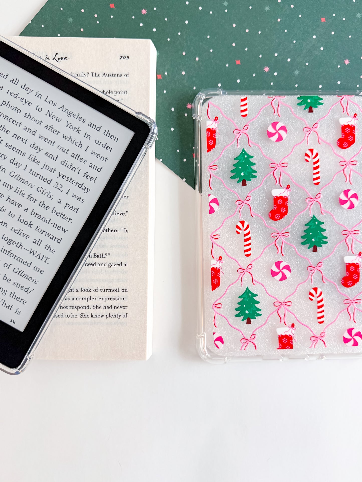 Peppermint Wonderland Kindle Case