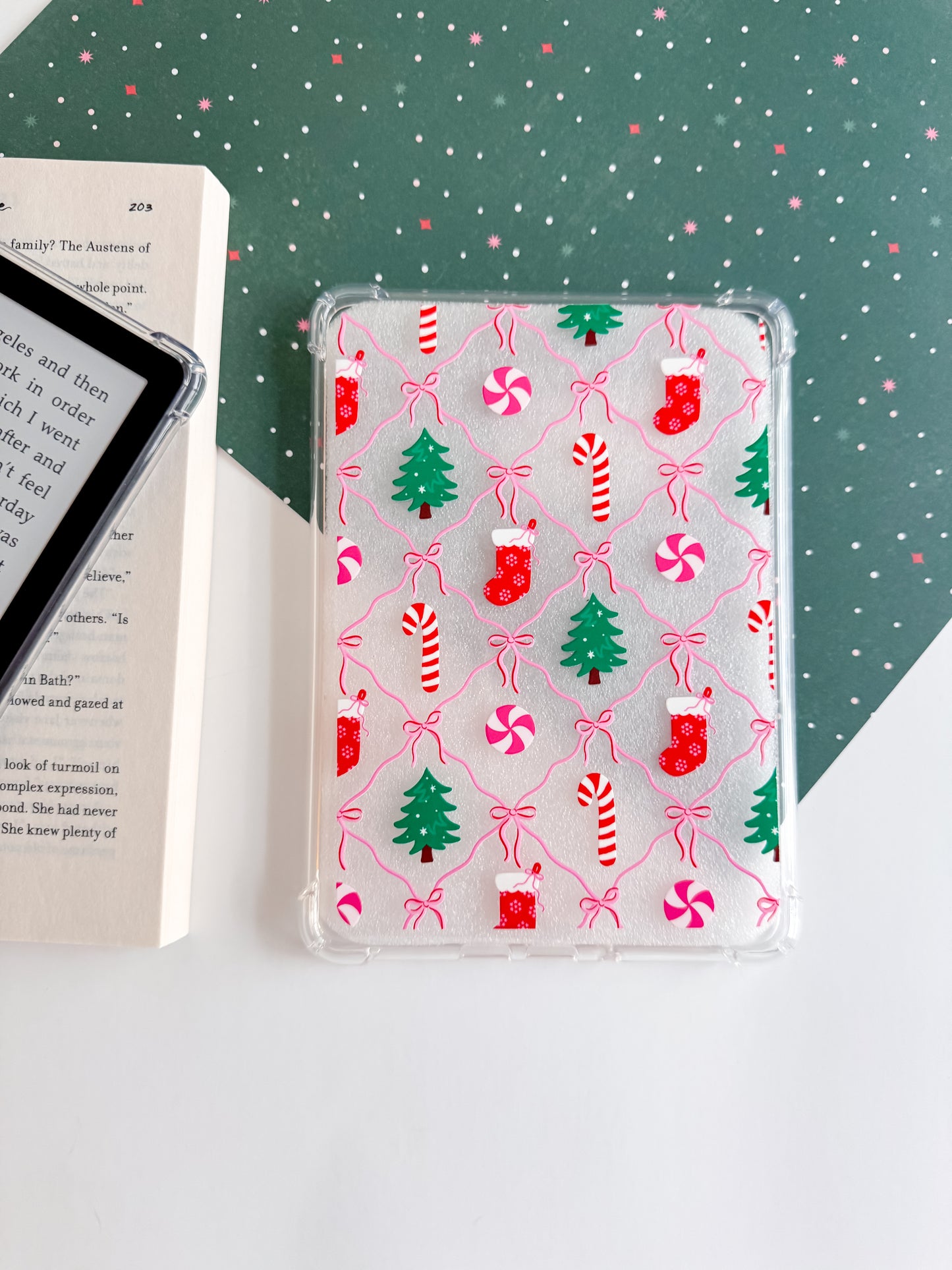 Peppermint Wonderland Kindle Case