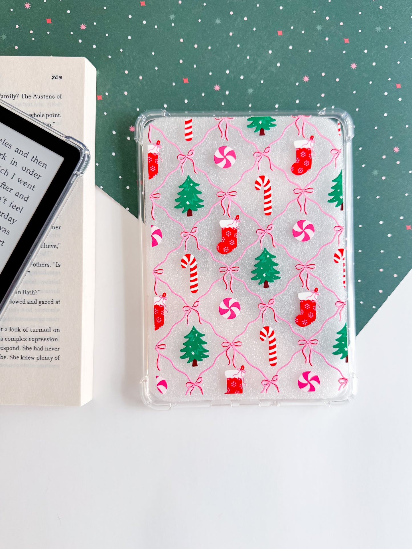 Peppermint Wonderland Kindle Case