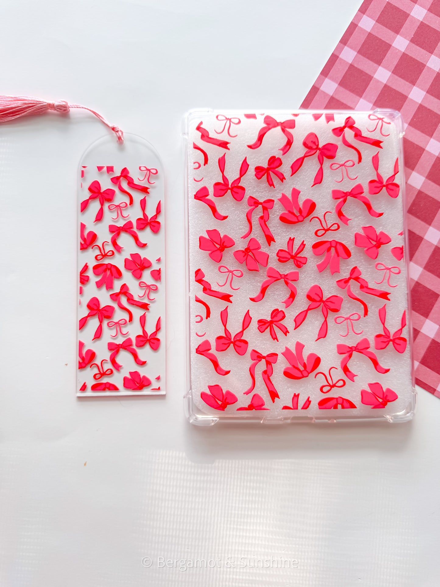 Pink Bows Kindle Case