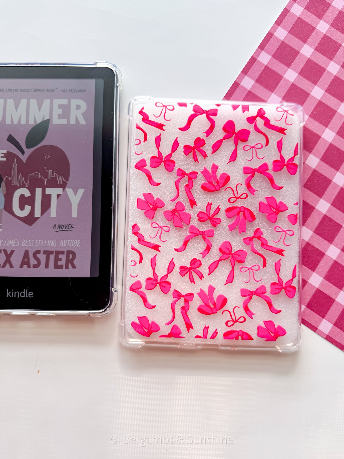 Pink Bows Kindle Case