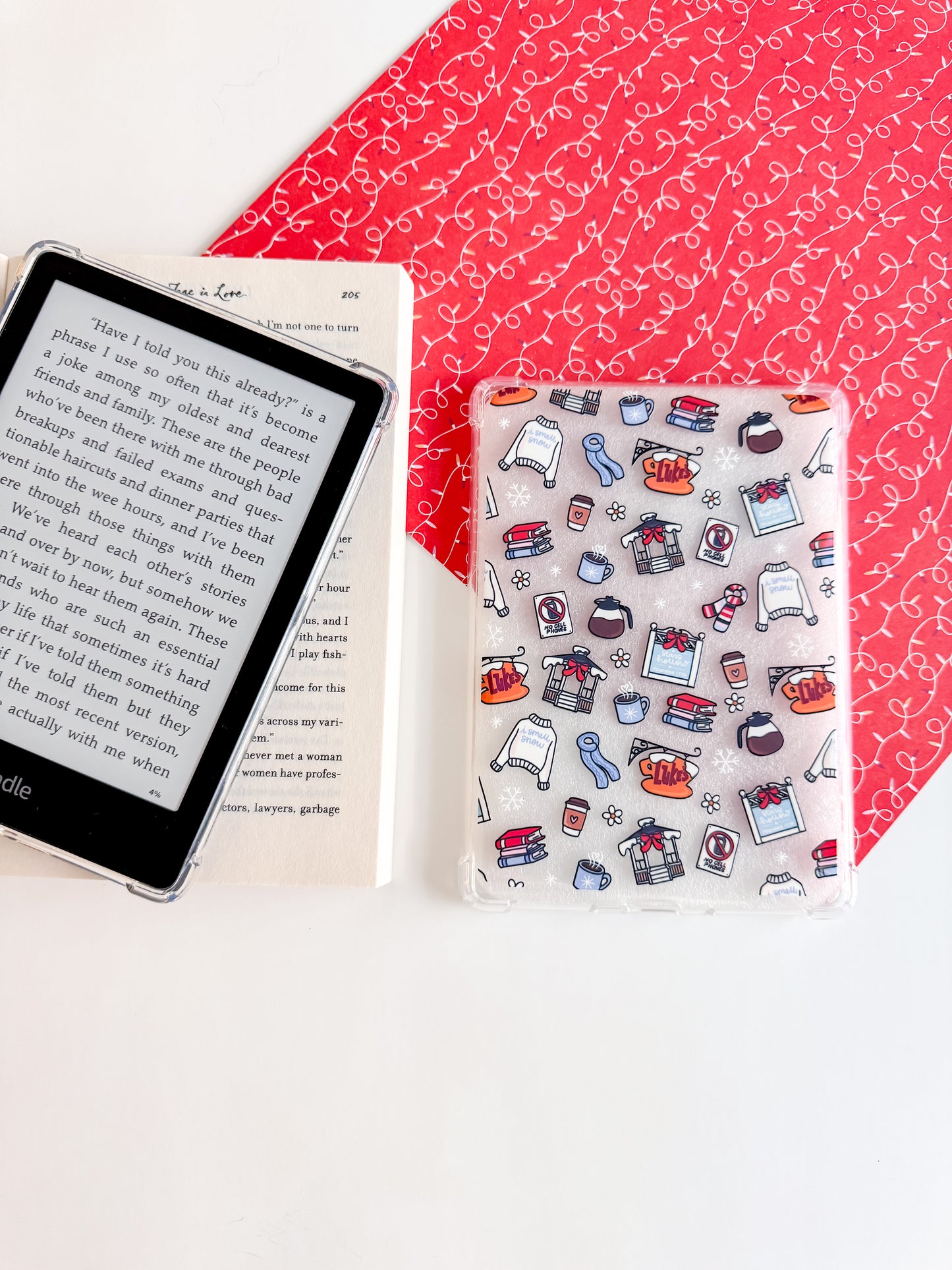 G.G. Winter in Stars Hollow Holographic Kindle Case