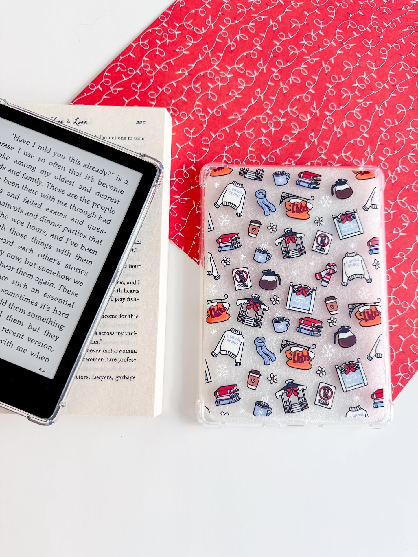 G.G. Winter in Stars Hollow Holographic Kindle Case