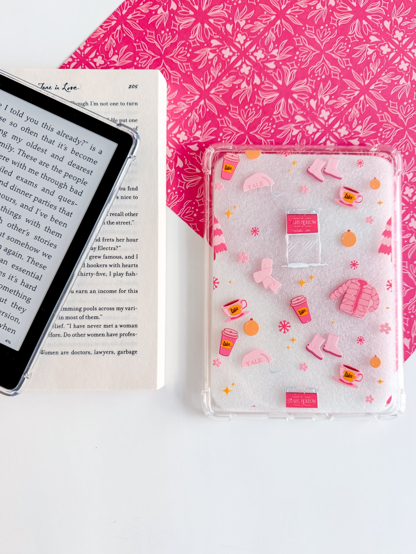 G.G. IMPERFECT Pink Winter Kindle Case