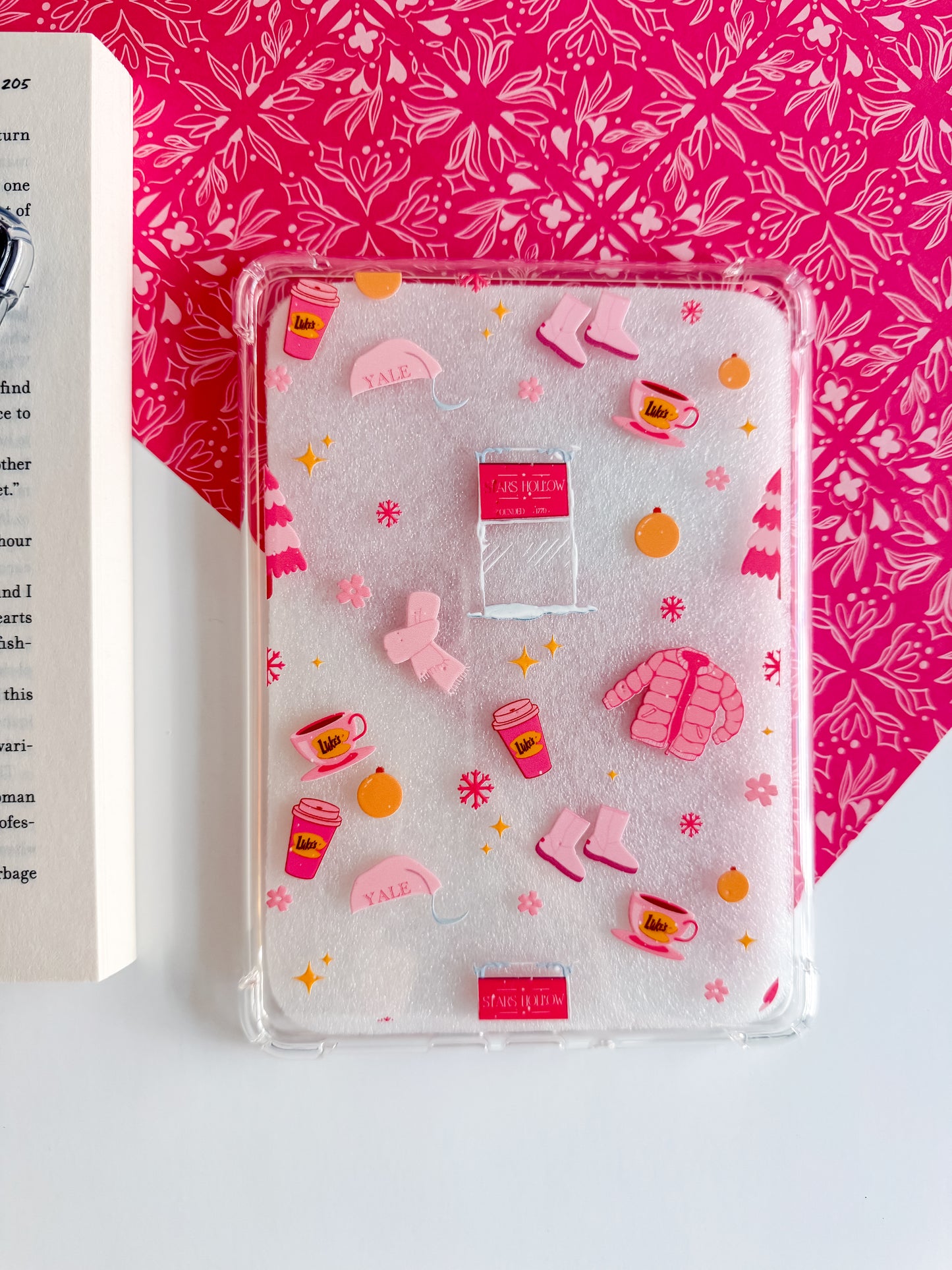 G.G. IMPERFECT Pink Winter Kindle Case