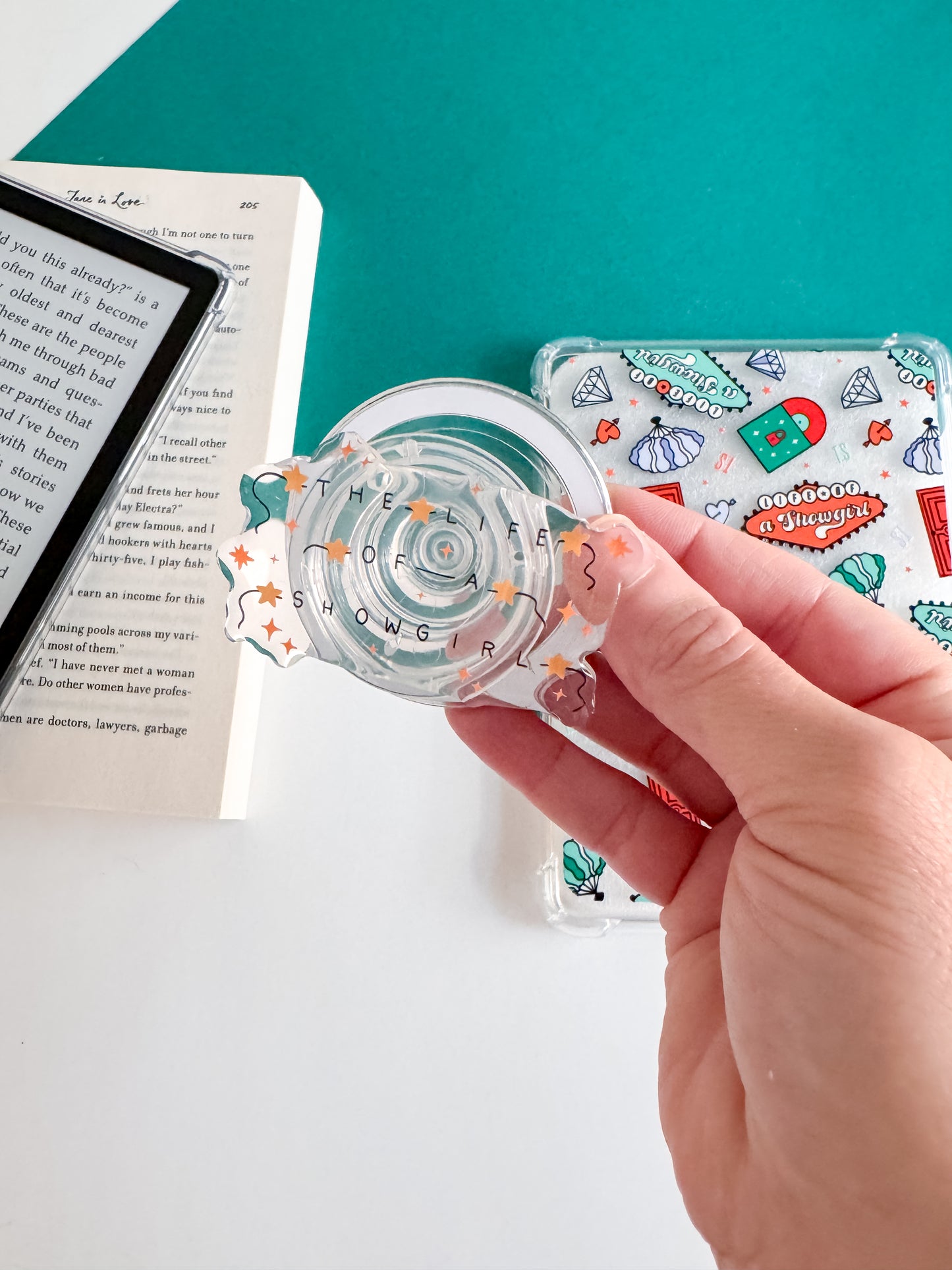 T.S. Show/Girl Magsafe Phone and E reader Grip