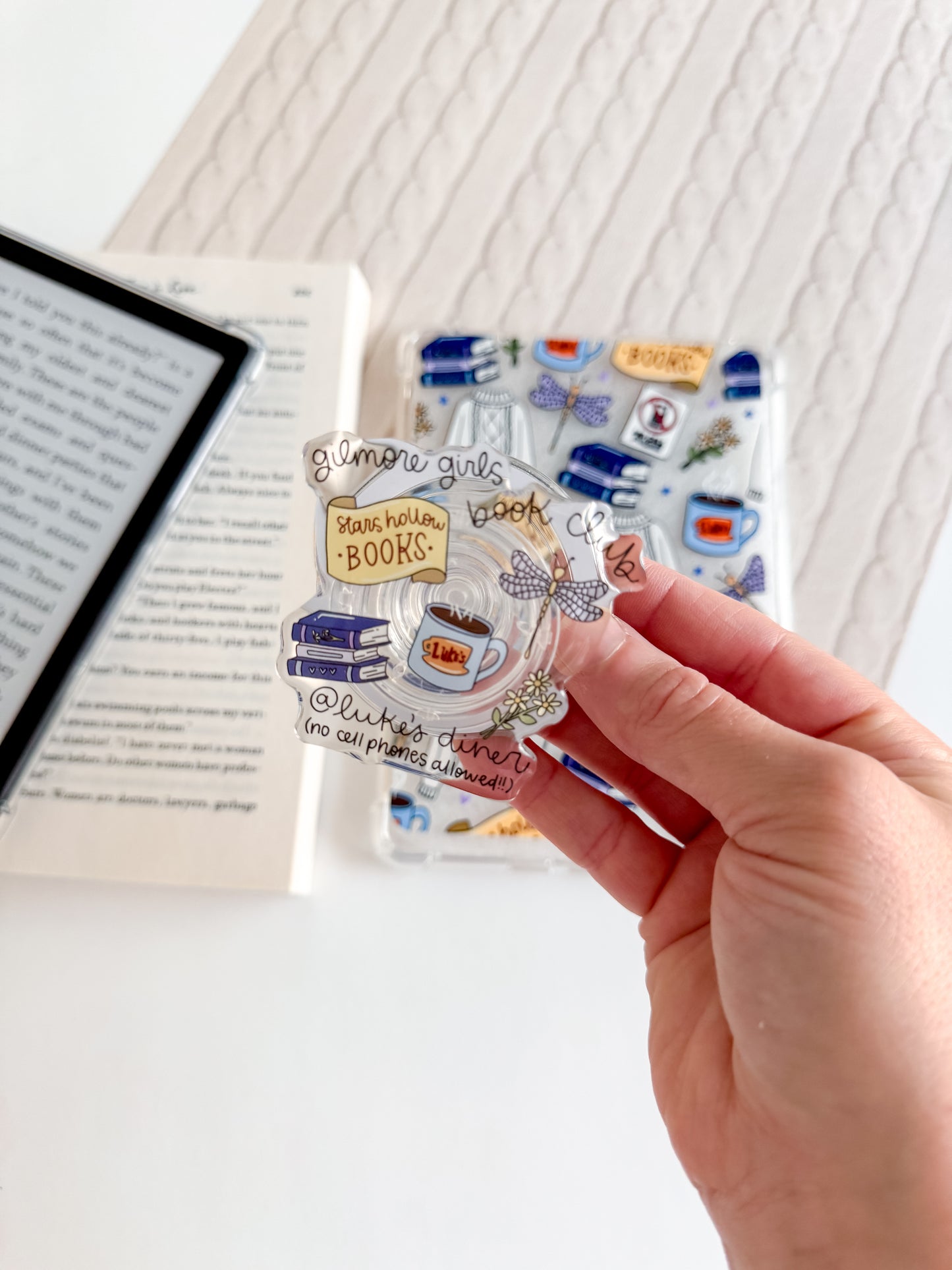 G.G. Book Club Magsafe Phone and E reader Grip