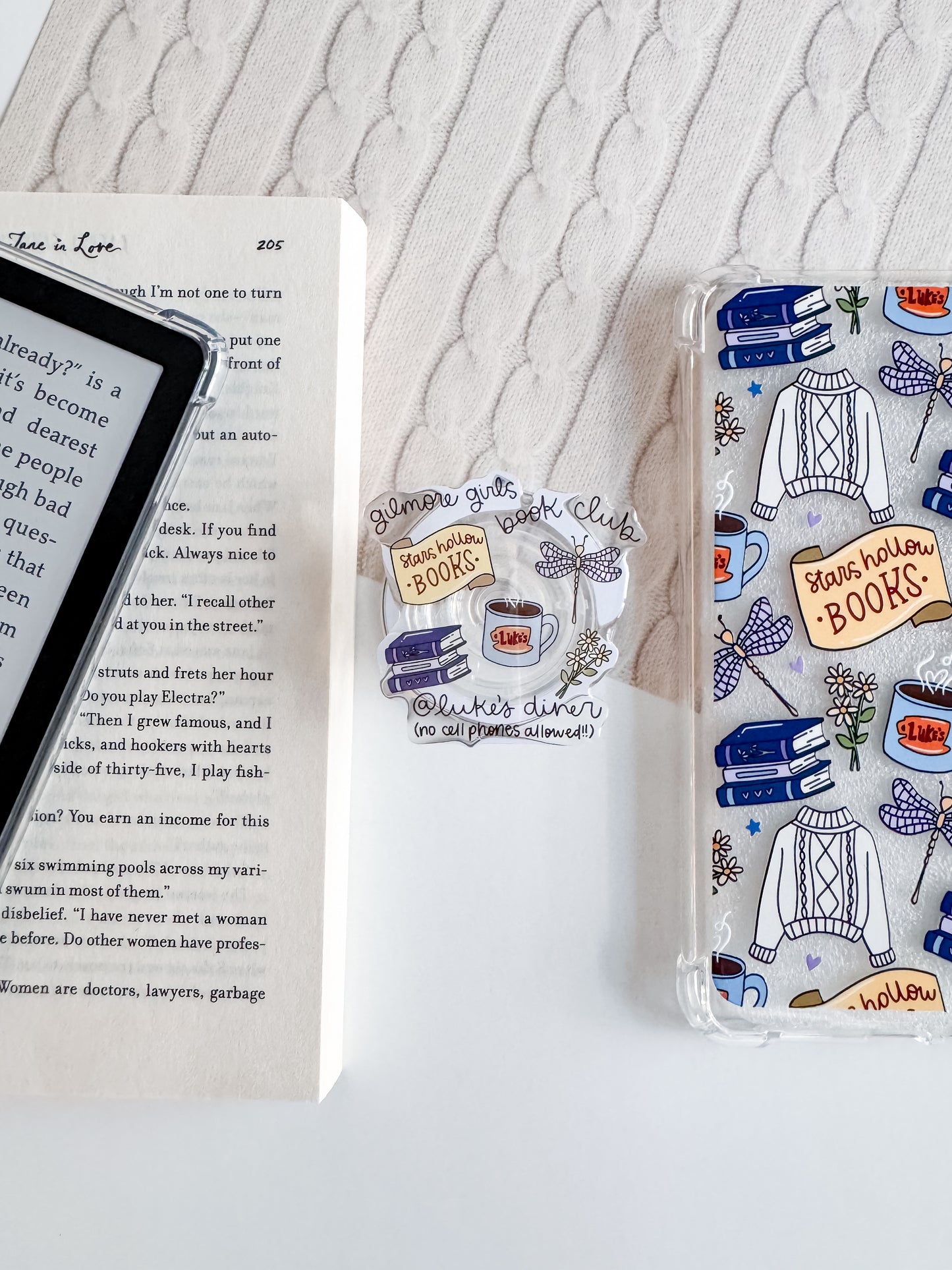 G.G. Book Club Magsafe Phone and E reader Grip