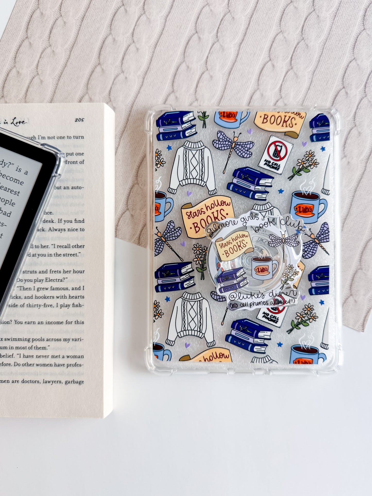 G.G. Book Club Magsafe Phone and E reader Grip