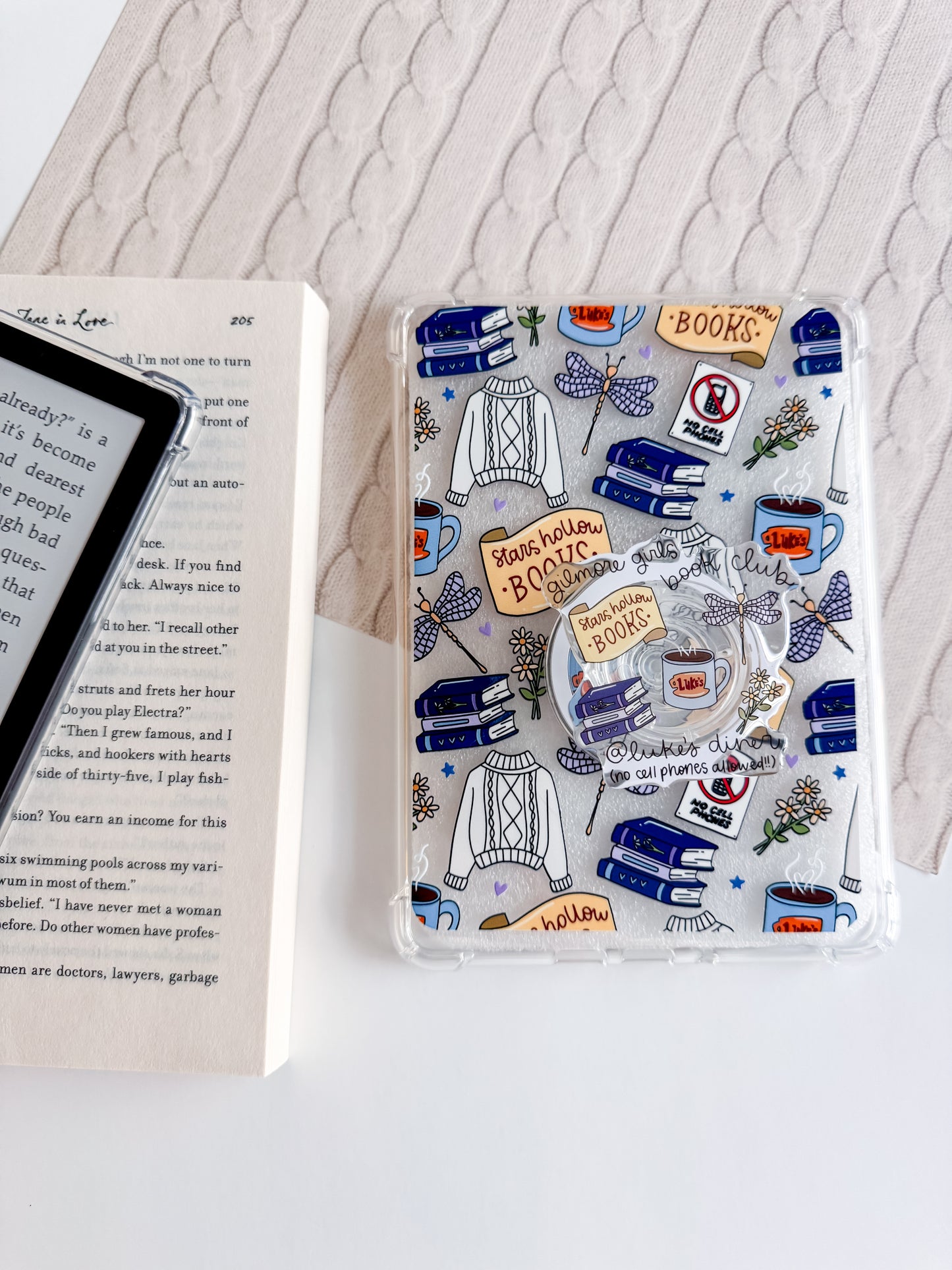G.G. Rory in the Spring E reader Case
