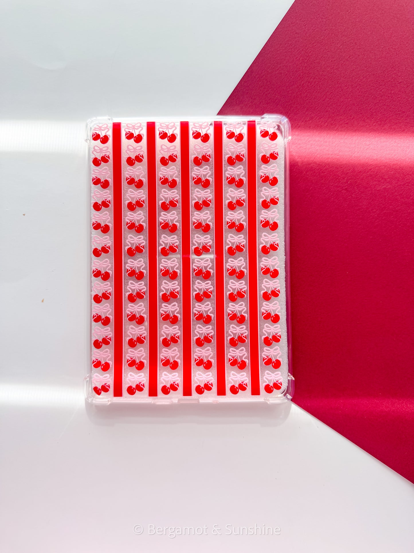 Striped Cherries Kindle Case