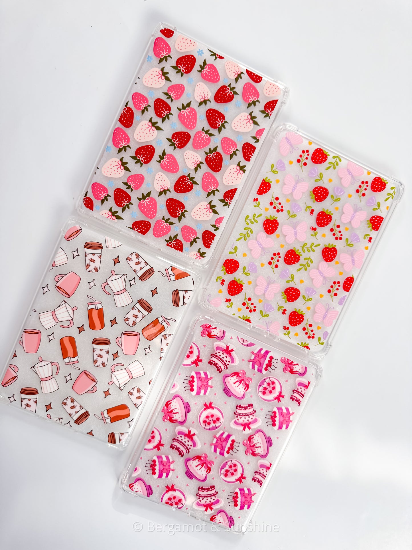 Cherries and Bows Birthday Cake Kindle Case