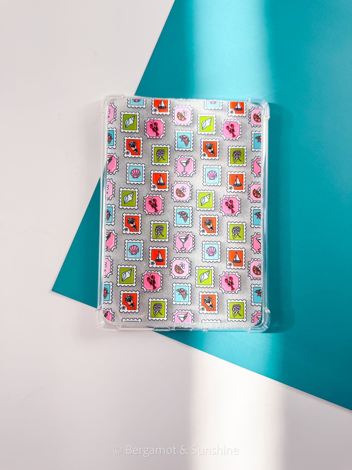 Beach Stamps E Reader Case