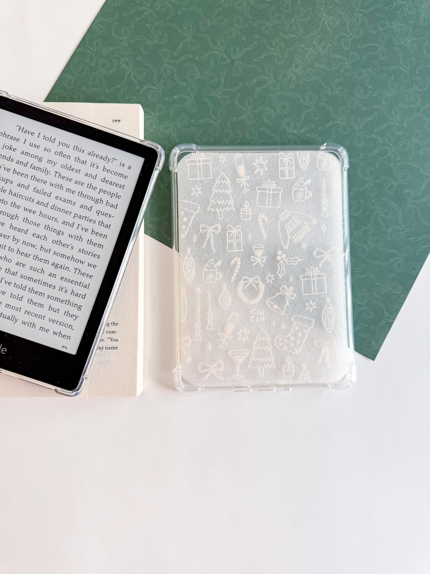 Whimsical Christmas Kindle Case