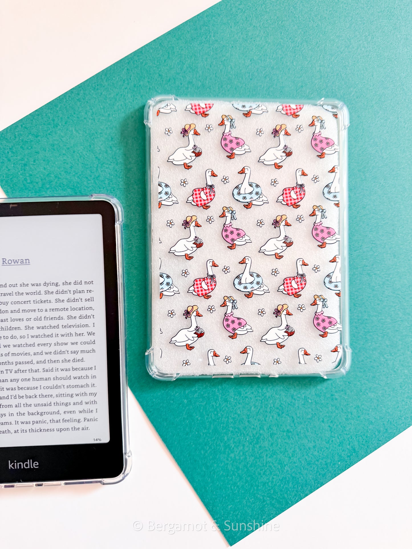 Poolside Geese E Reader Case