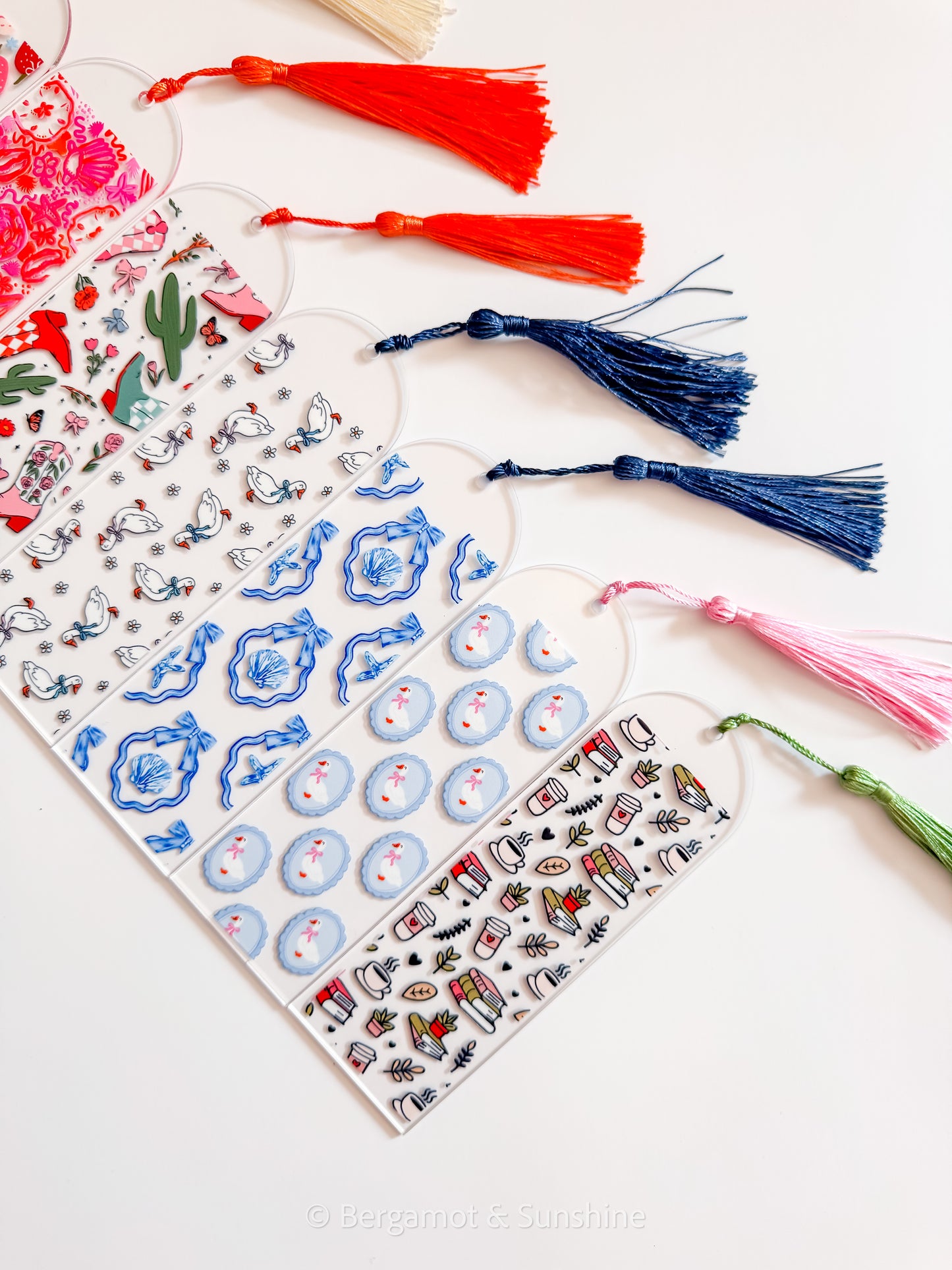 Framed Coquette Sea Shells Bookmark