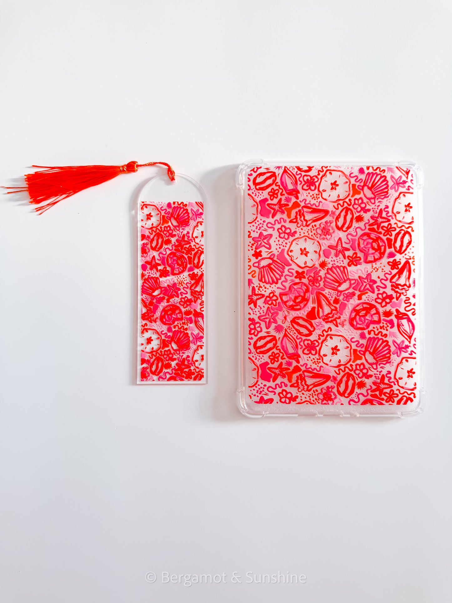 Sunset Beach Shells Kindle Case