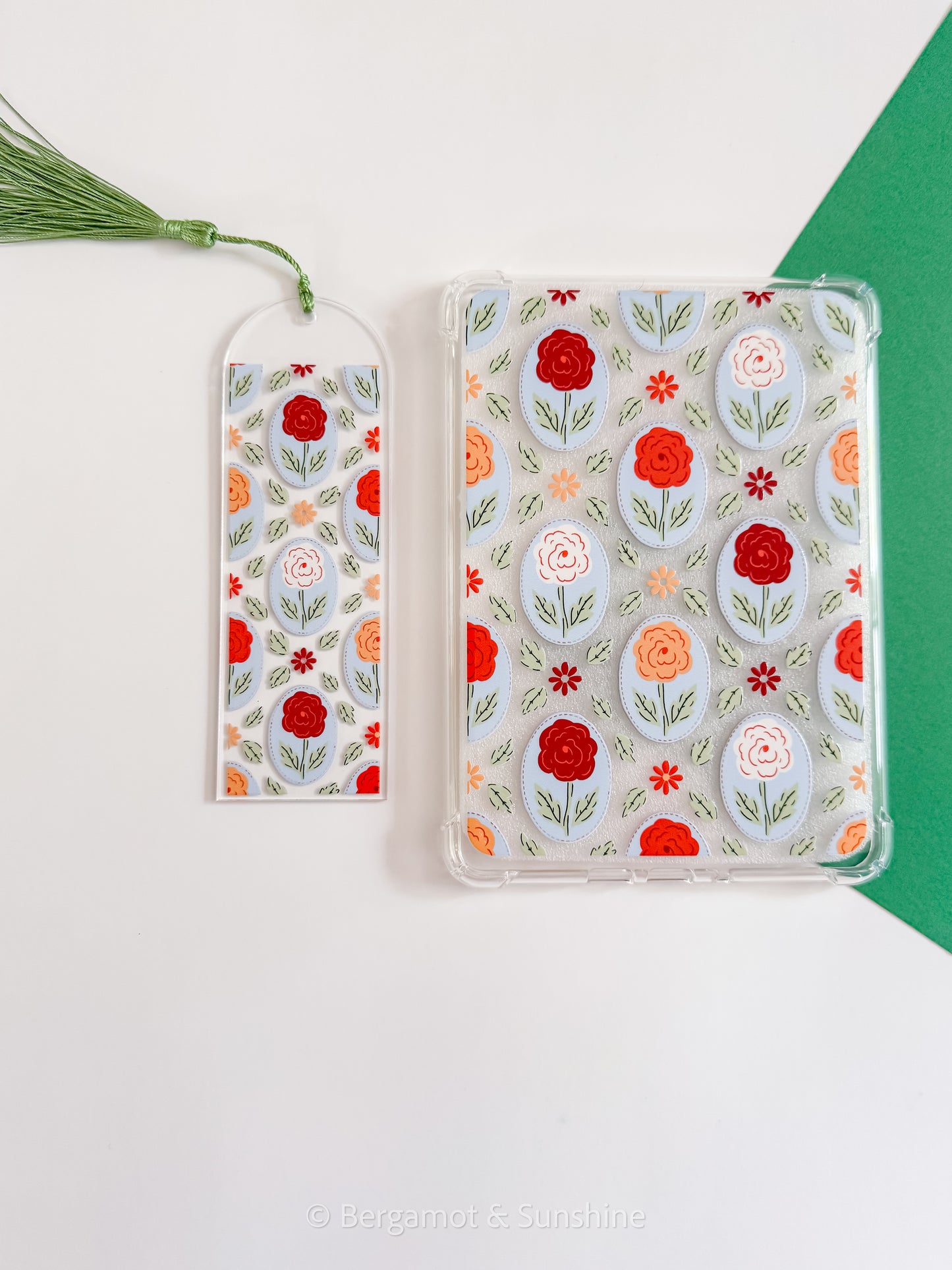 Rose Garden Cameo Bookmark