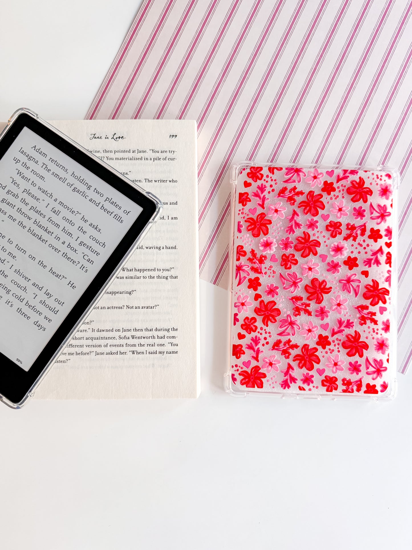 Blush Garden Kindle Case