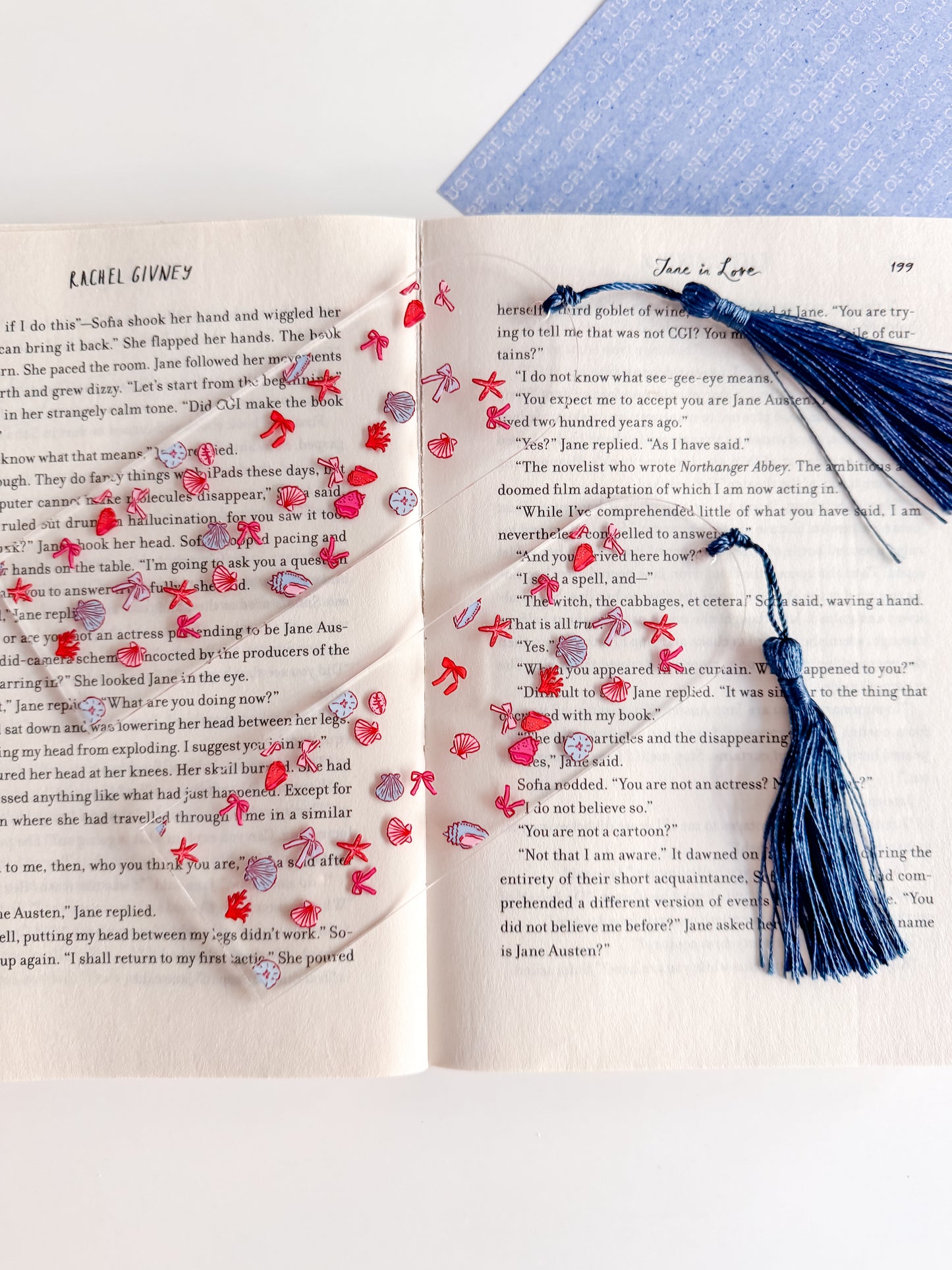 Seaside Valentine Bookmark