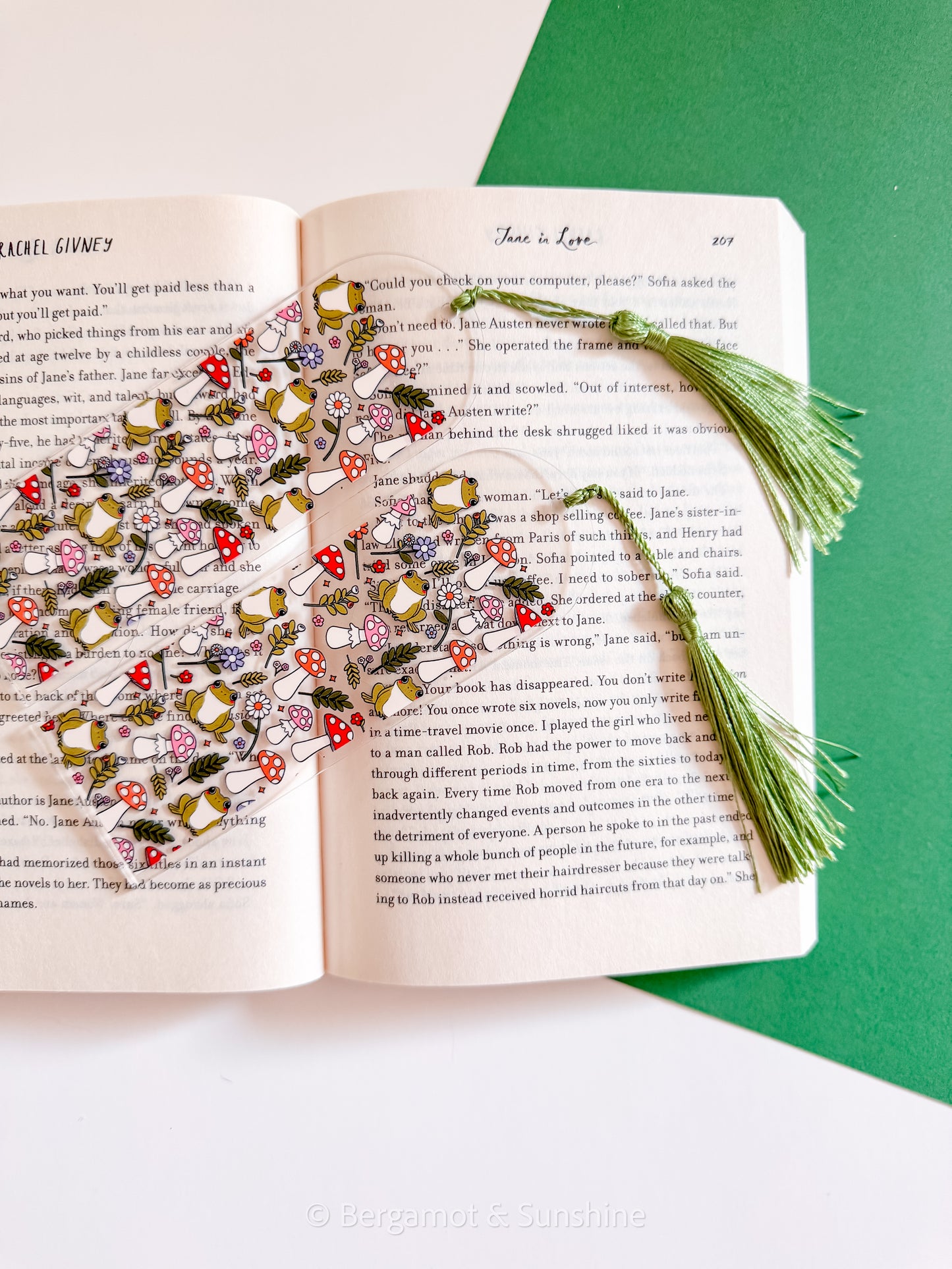 Spring Frogs Bookmark