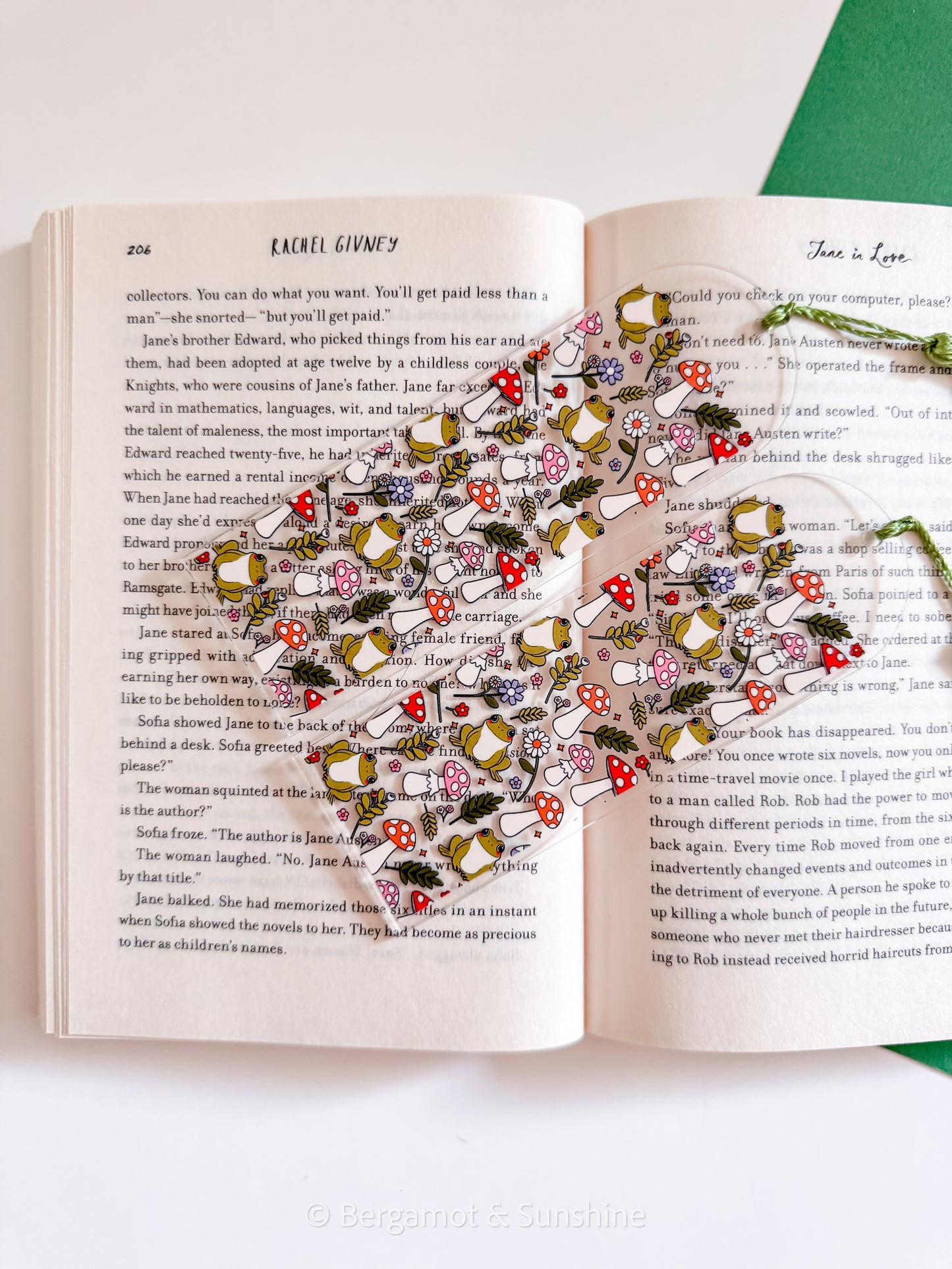 Spring Frogs Bookmark