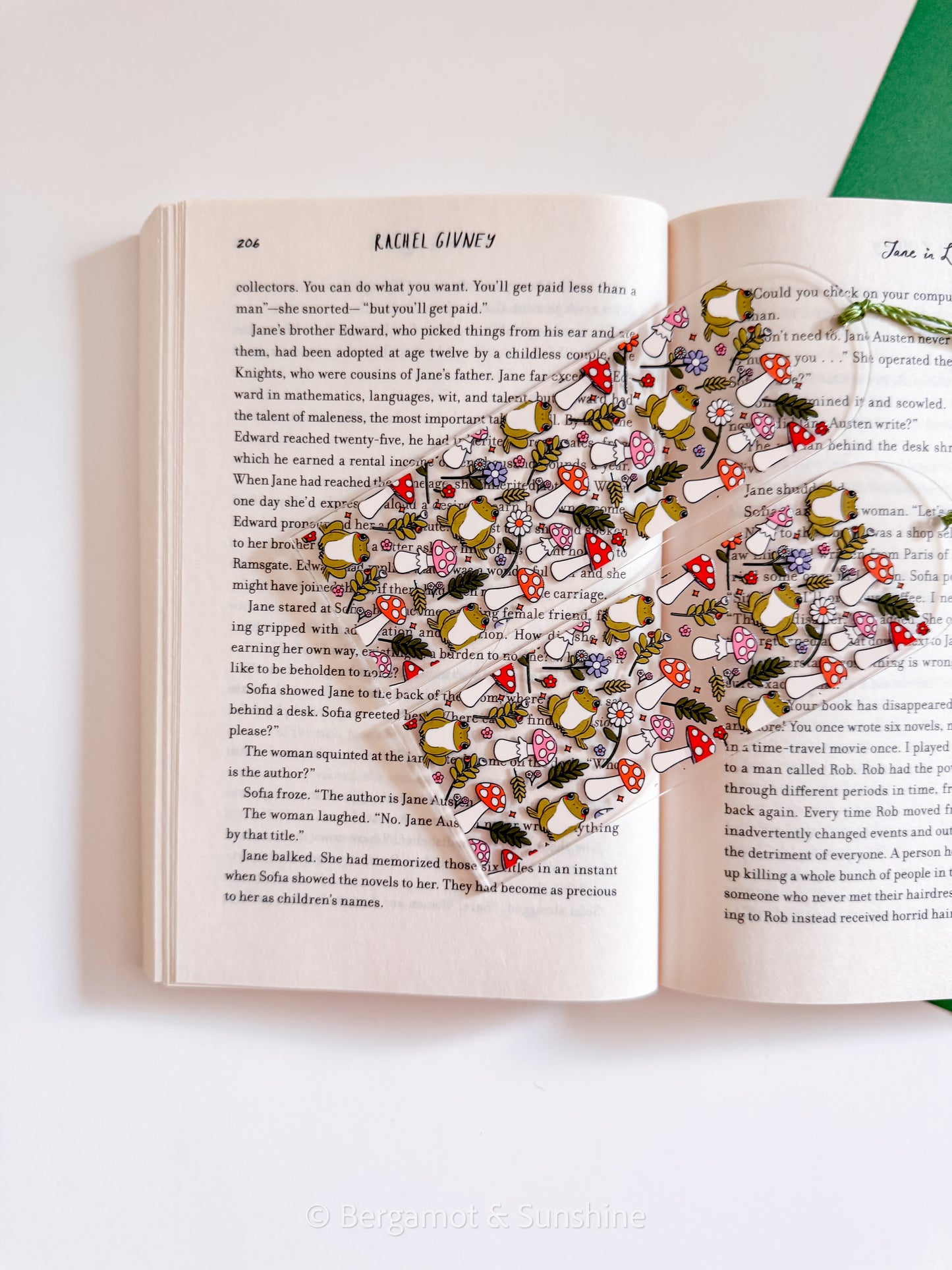 Spring Frogs Bookmark