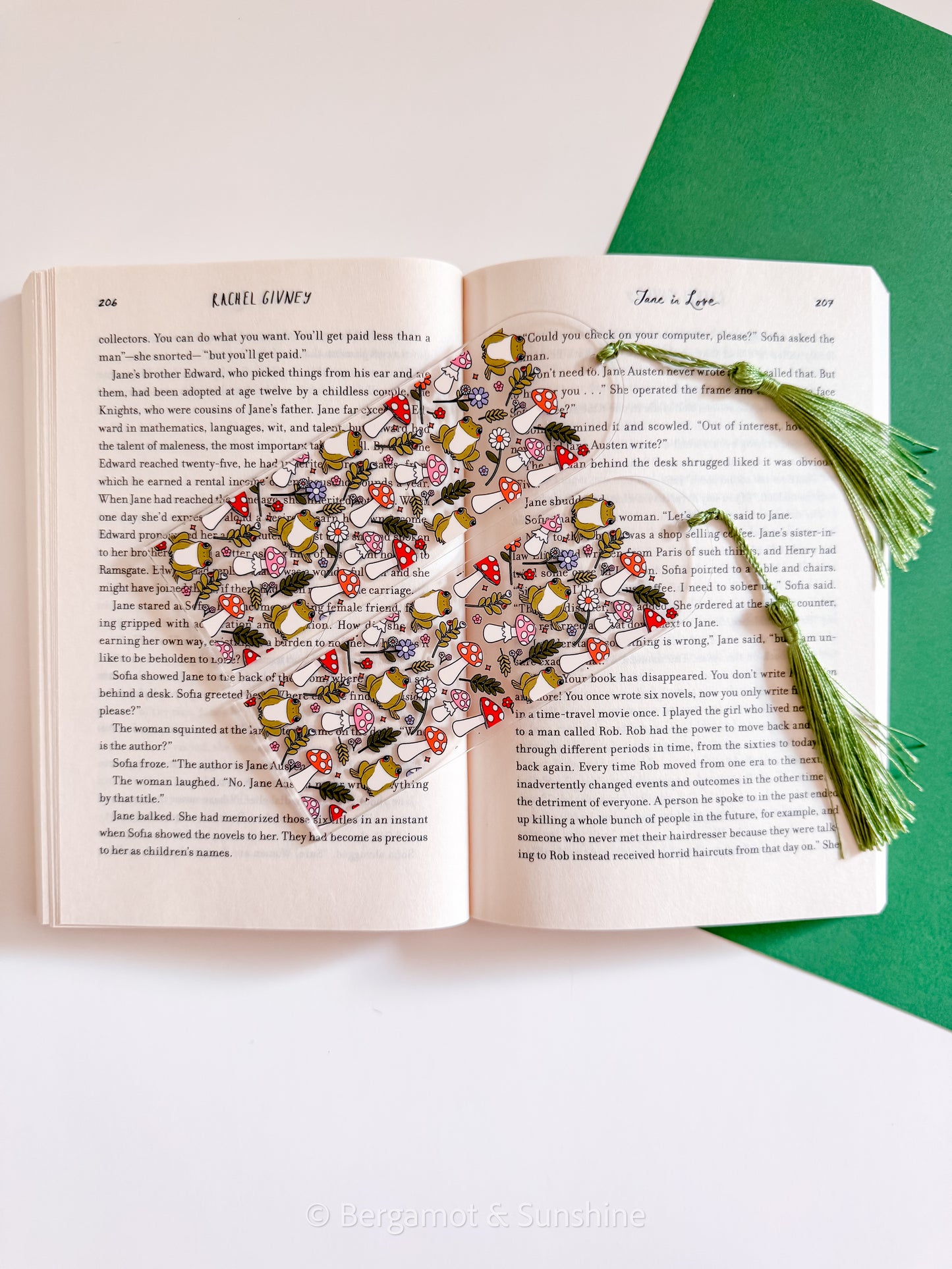 Spring Frogs Bookmark