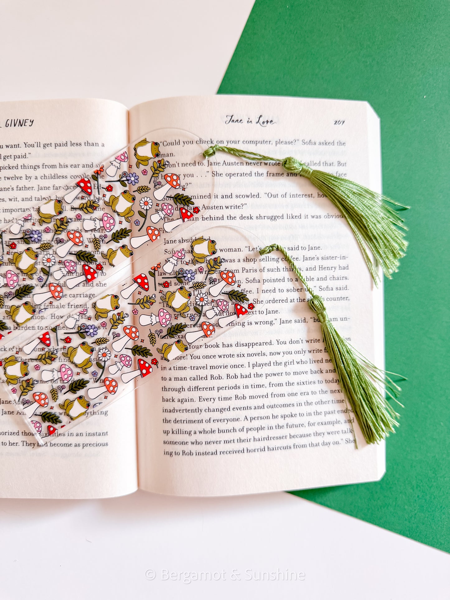 Spring Frogs Bookmark