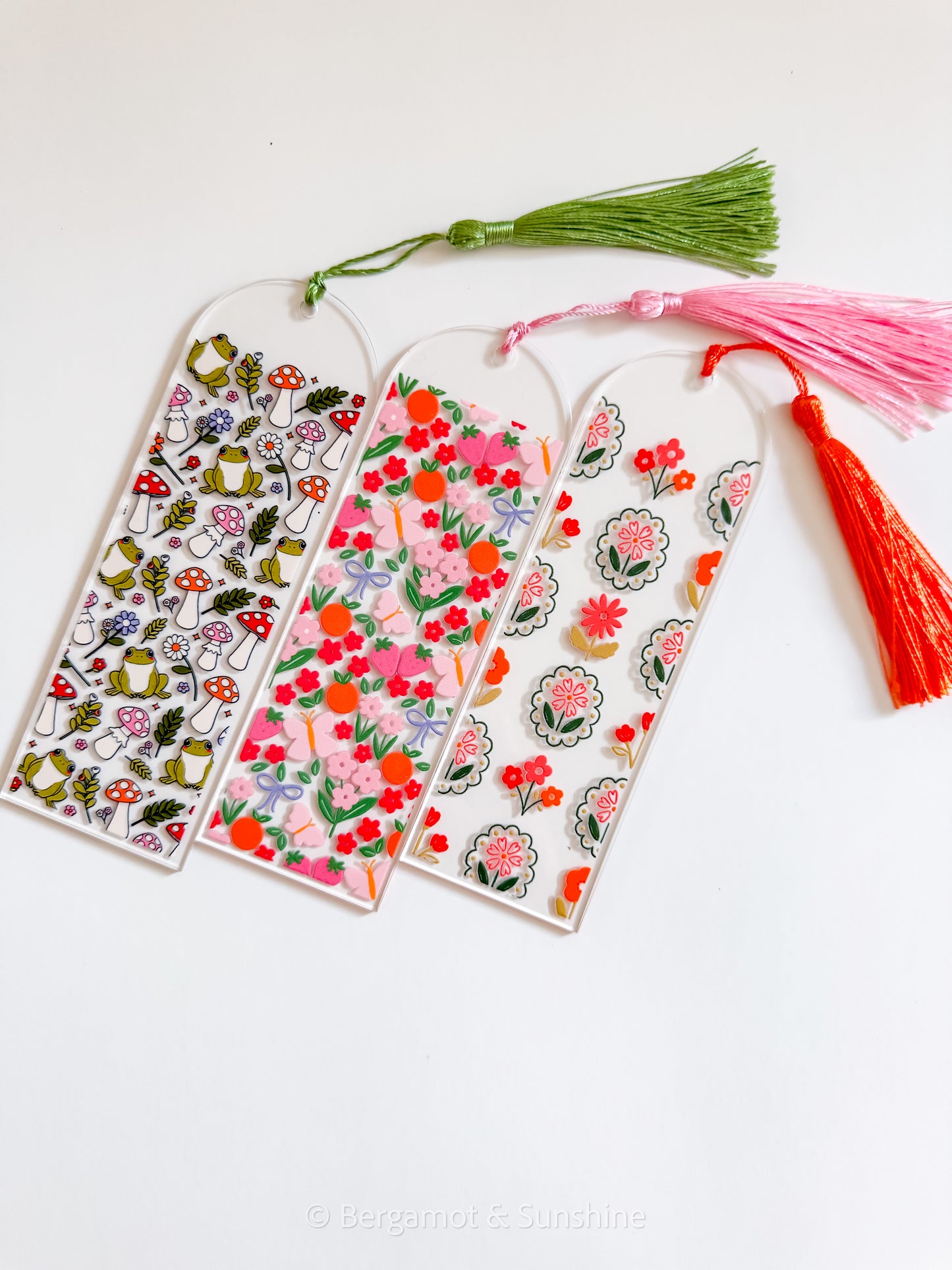 Spring Frogs Bookmark