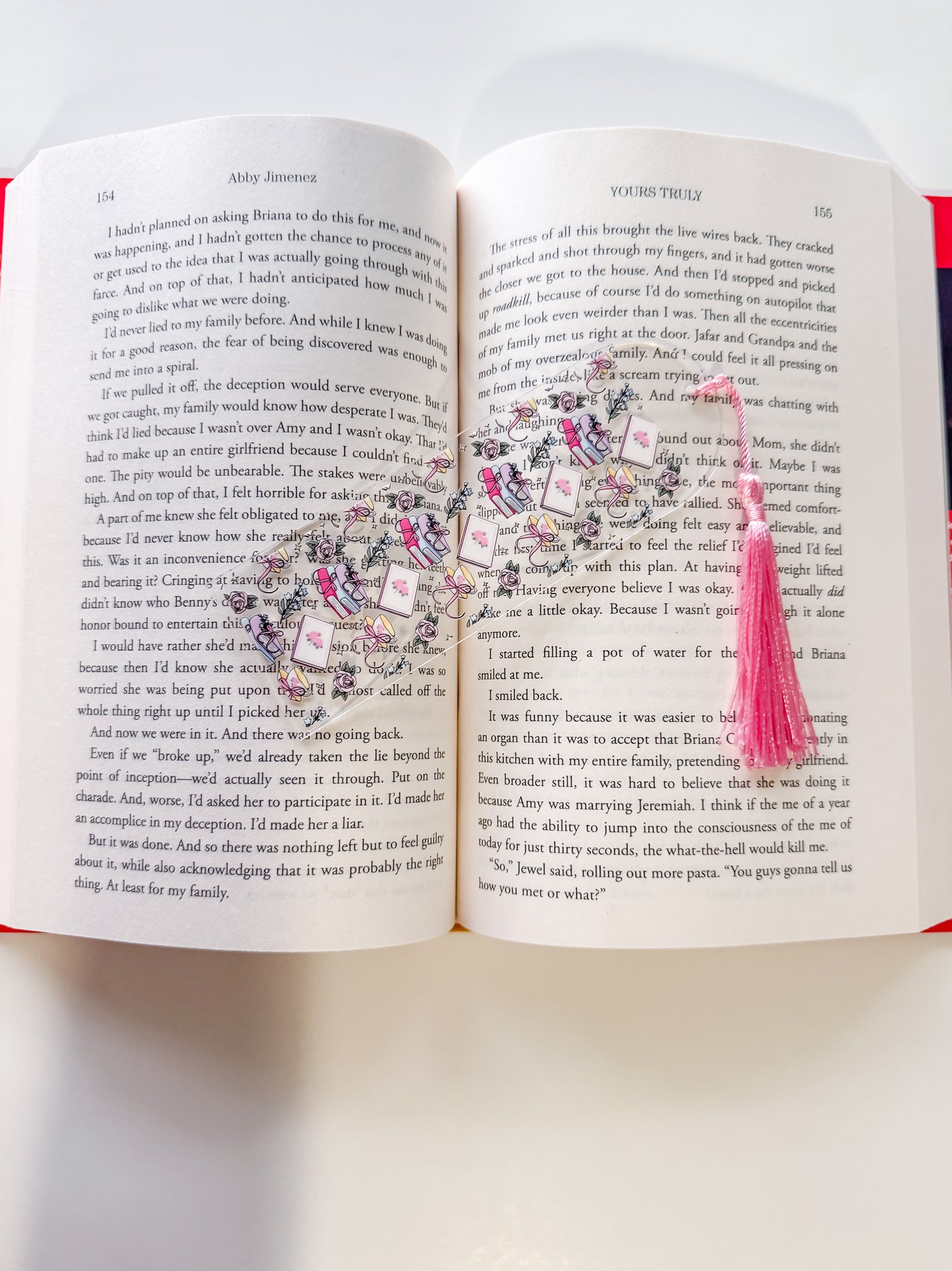 Romance Reader Acrylic Bookmark