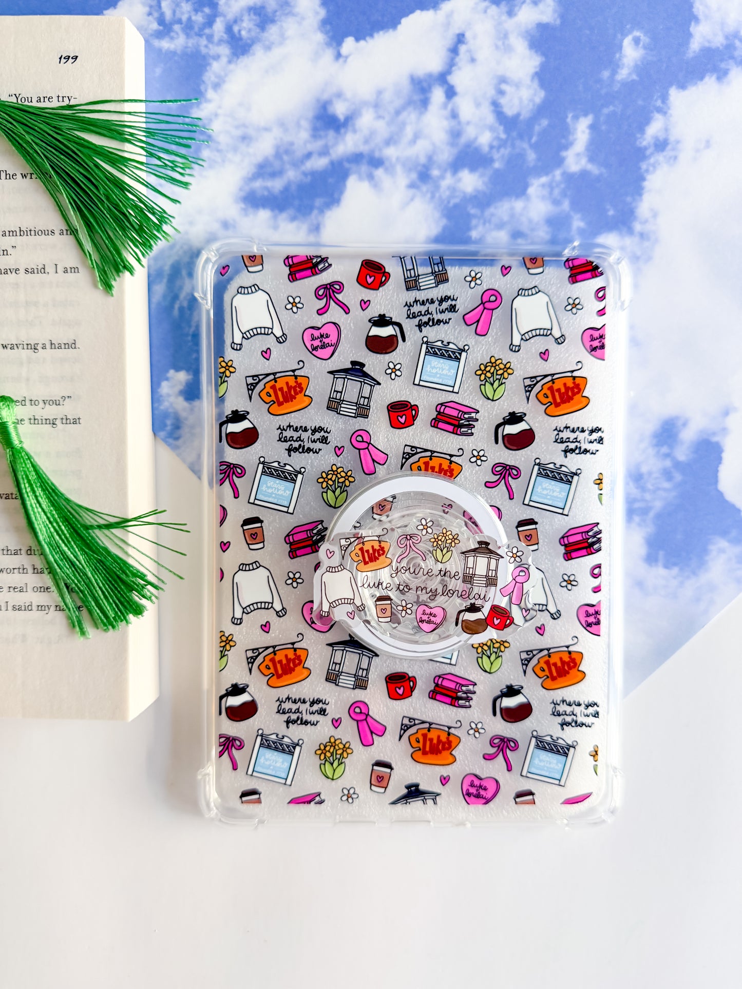 G.G. You're the Luke to my Lorelai MagSafe Phone & E-Reader Grip – Bookish Accessory