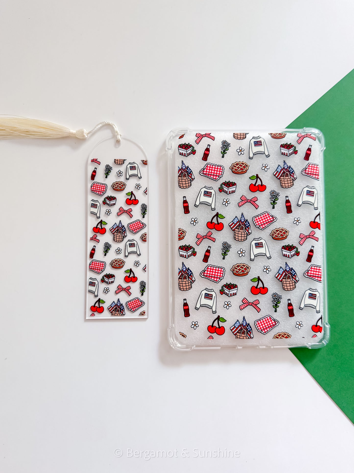 Americana Picnic Kindle Case