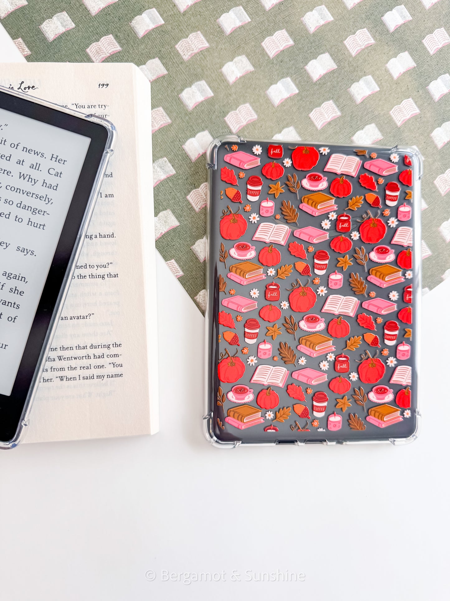 Fall Bookish Kindle Case
