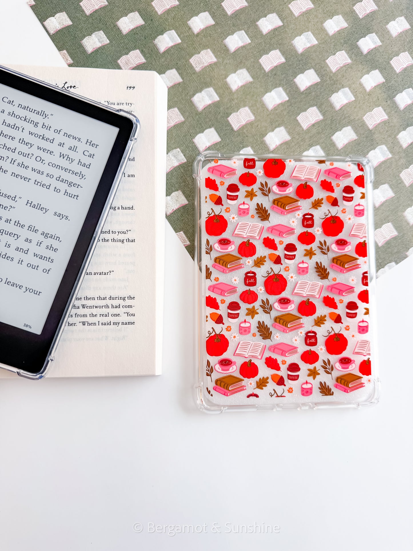 Fall Bookish Kindle Case