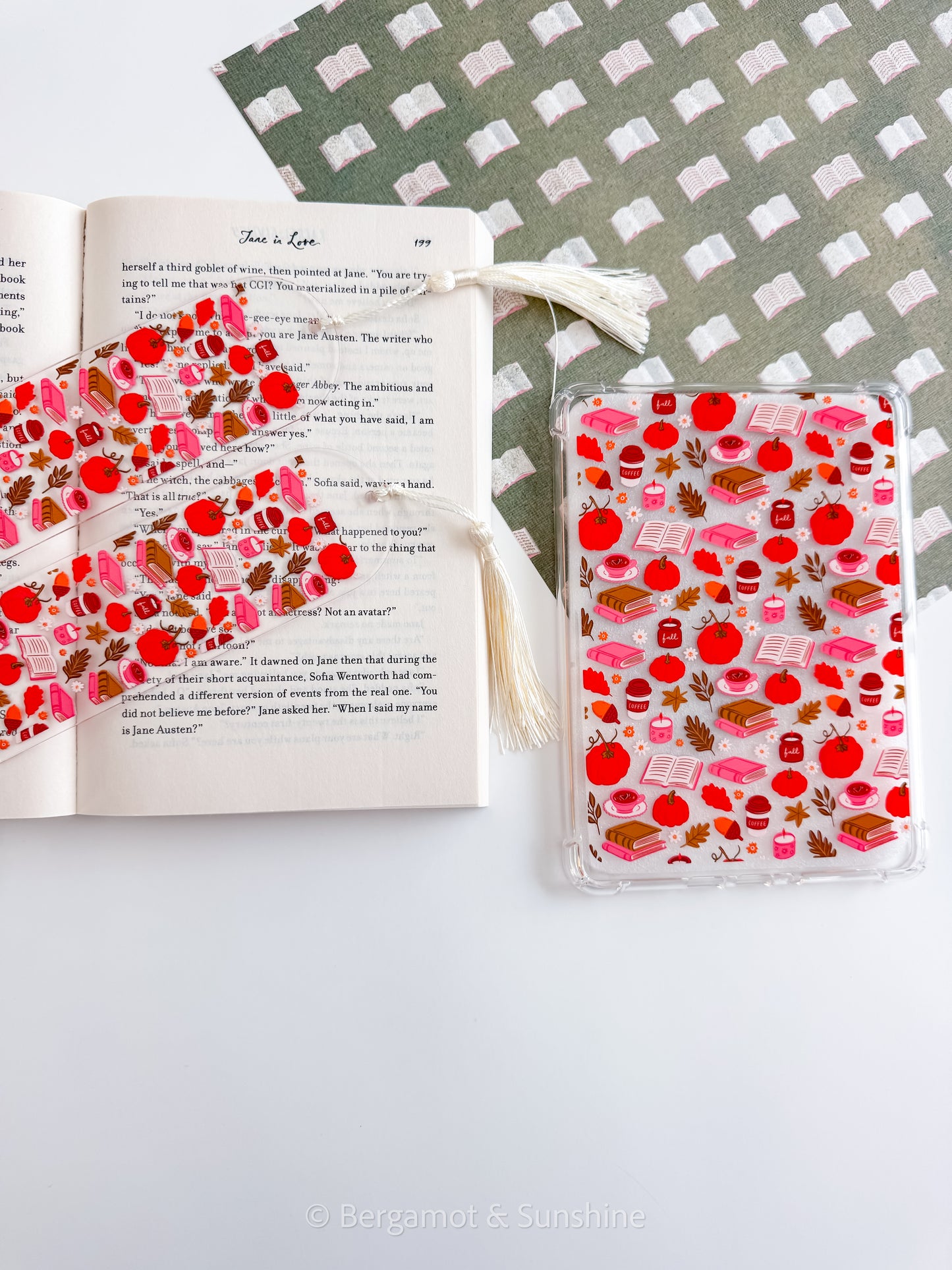 Fall Bookish Bookmark