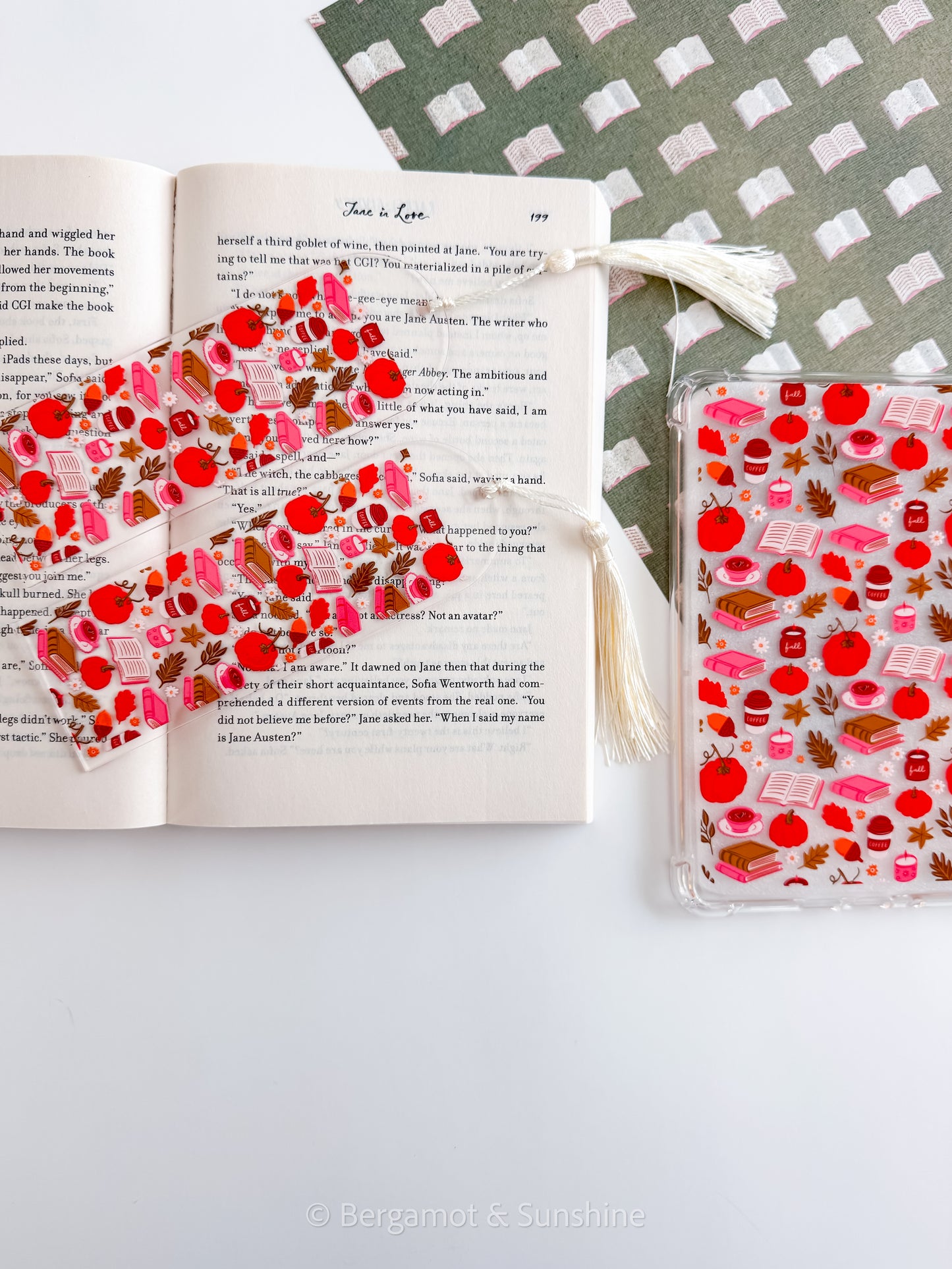 Fall Bookish Bookmark