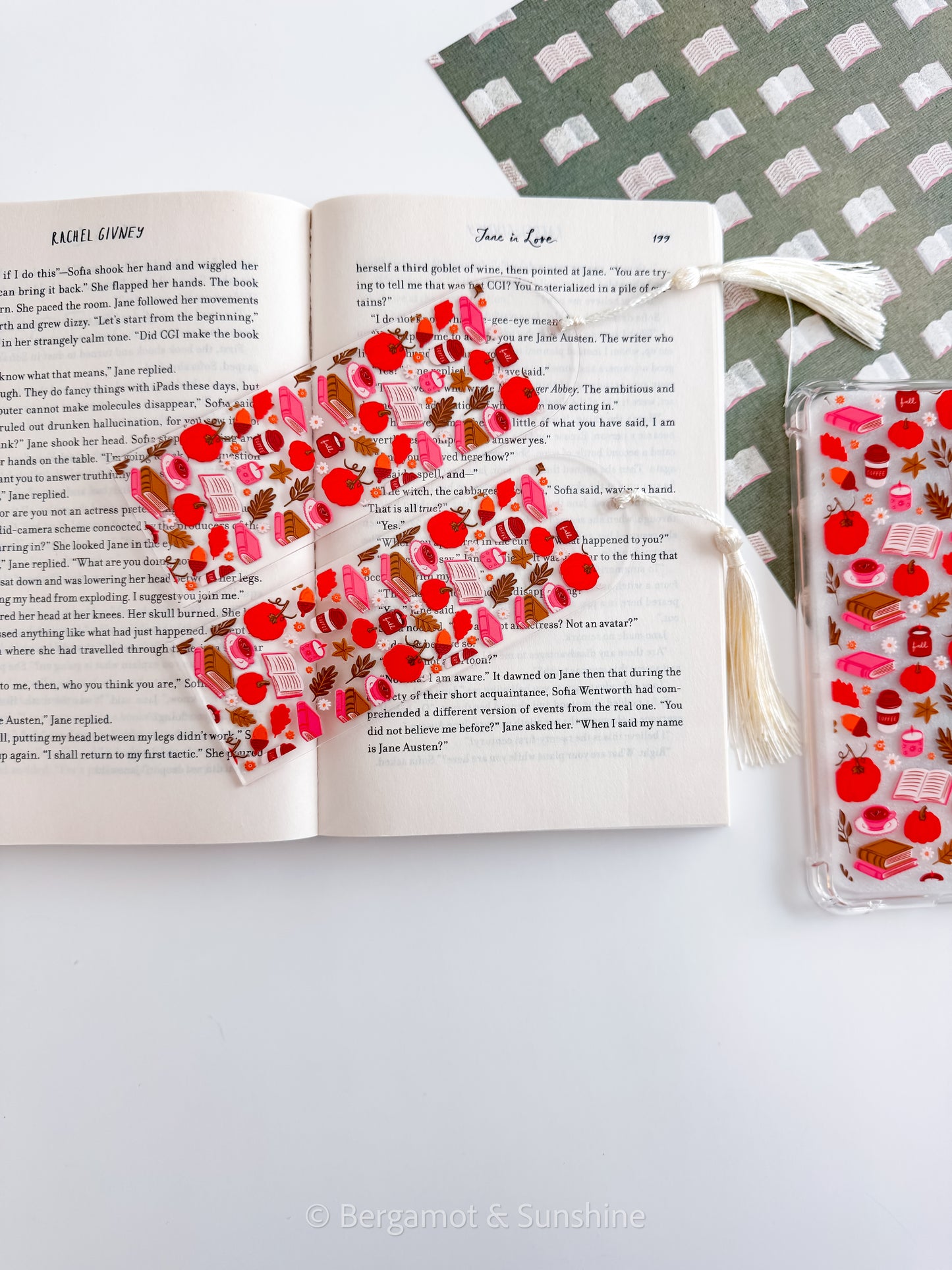 Fall Bookish Bookmark