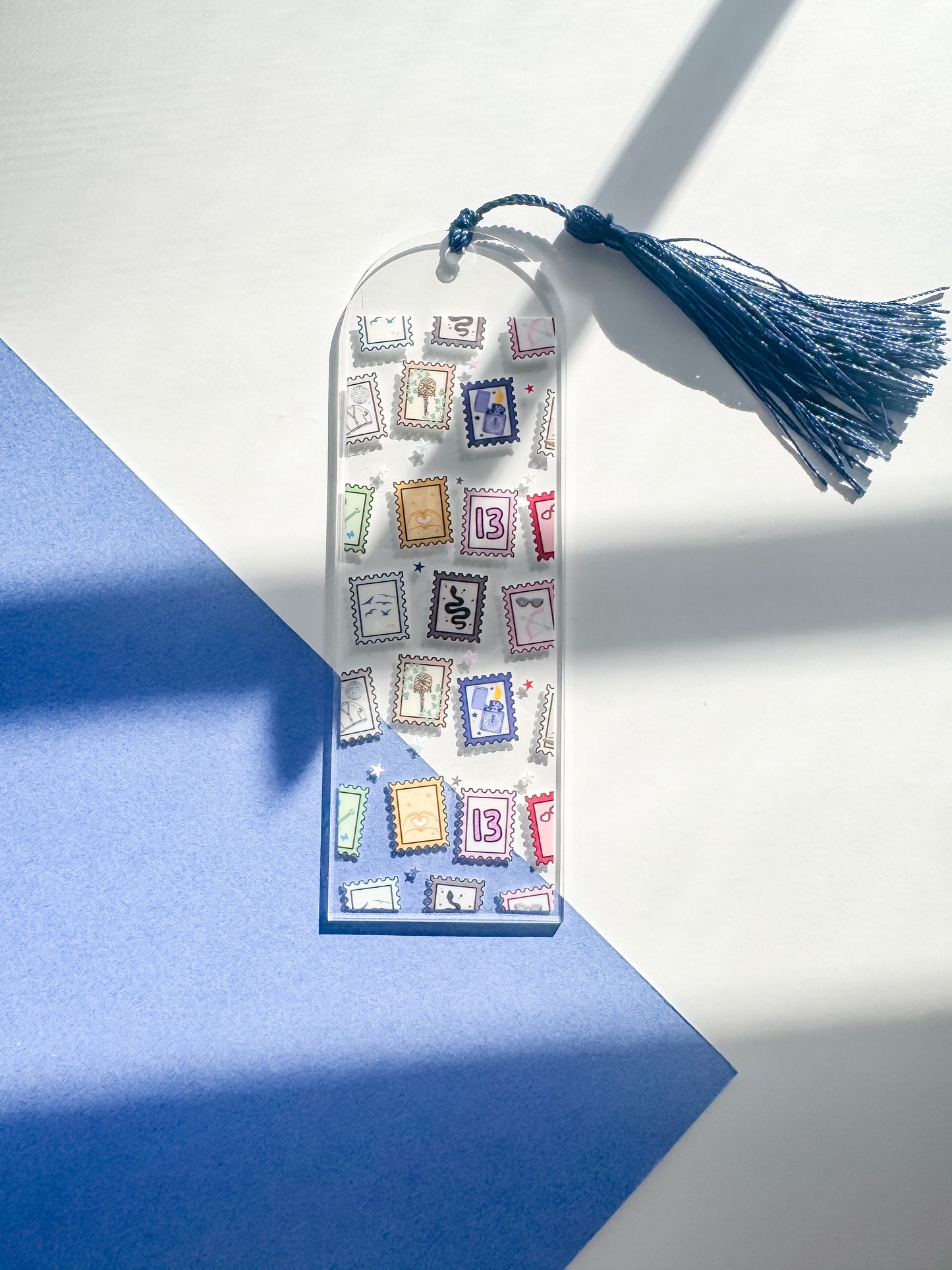 T.S. Stamps Acrylic Bookmark