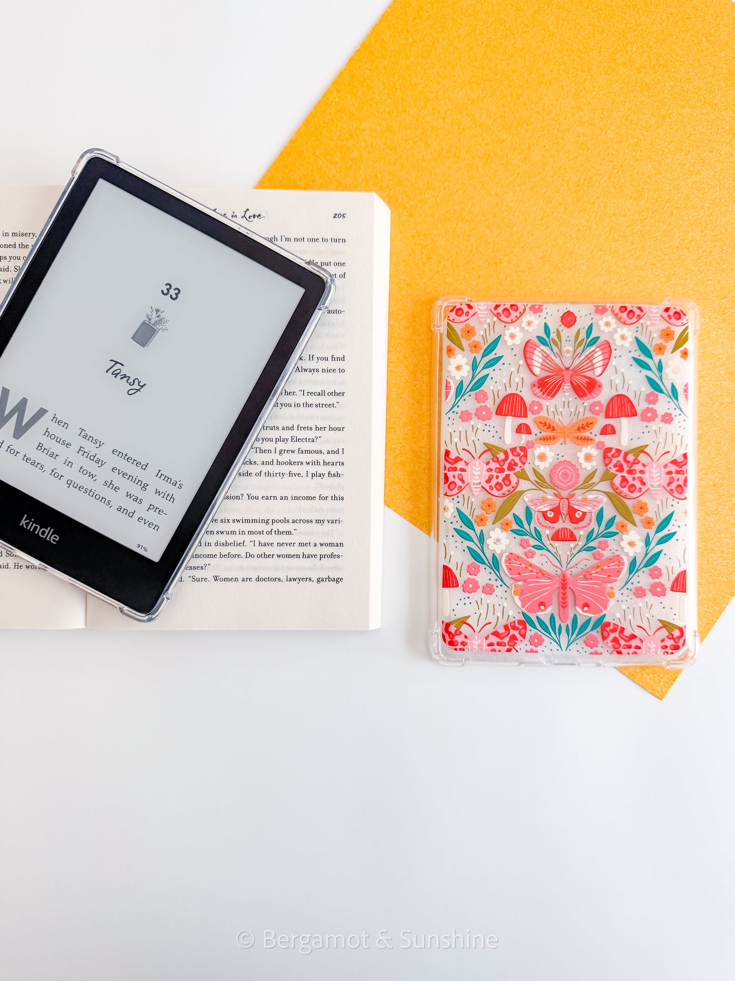 Whimsical Garden Kindle Case
