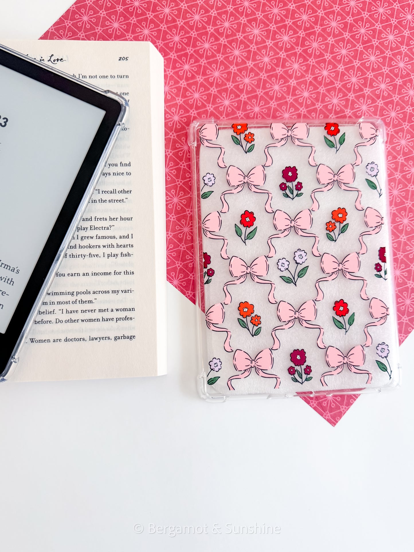 Sweet Peony Kindle Case