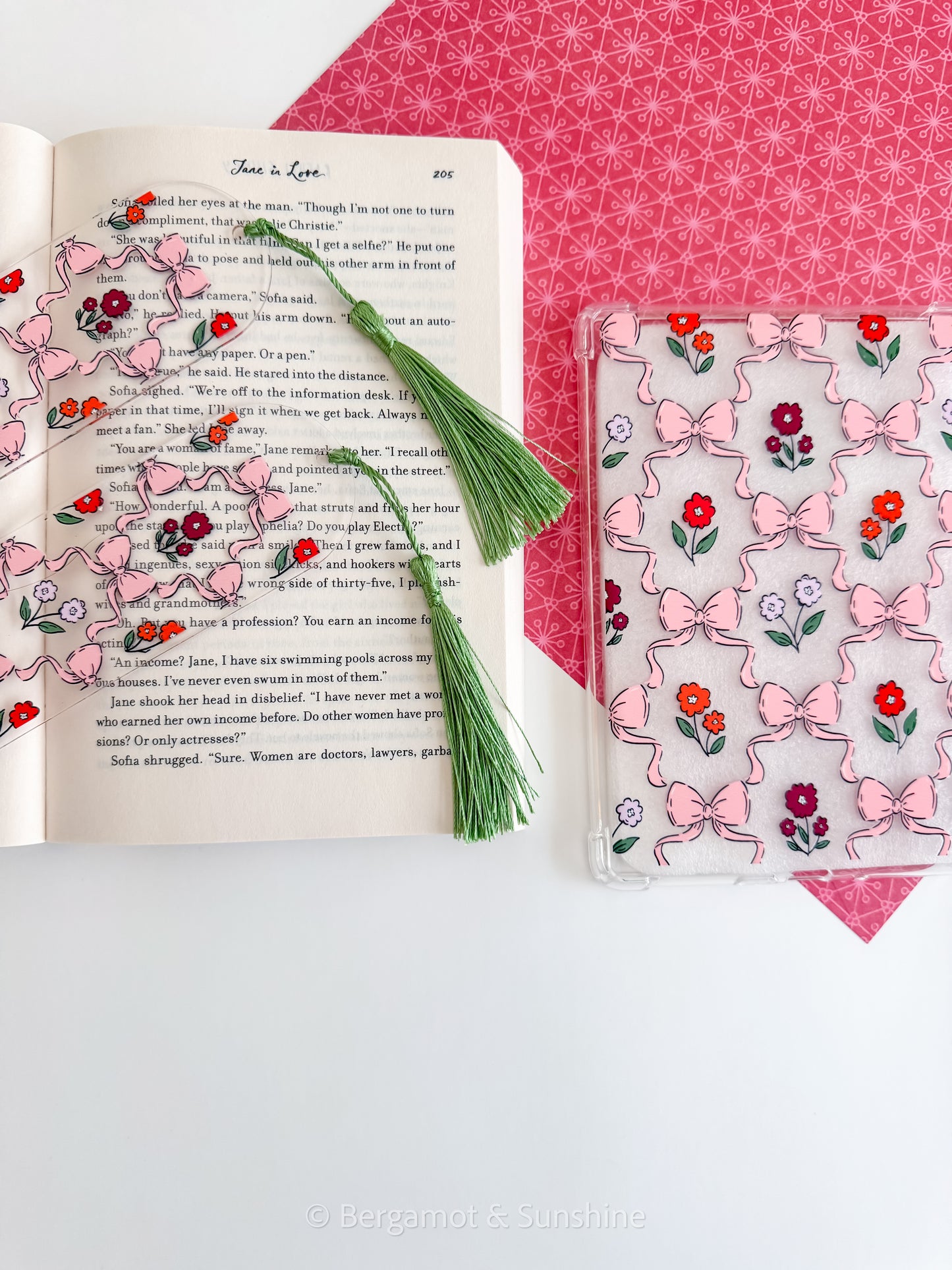 Sweet Peony Kindle Case