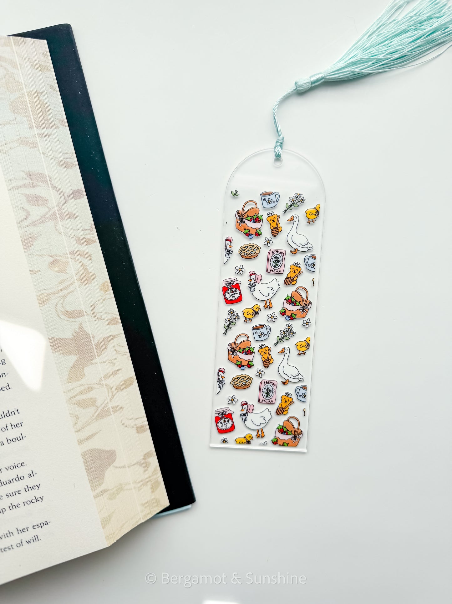 Picnic Basket Acrylic Bookmark
