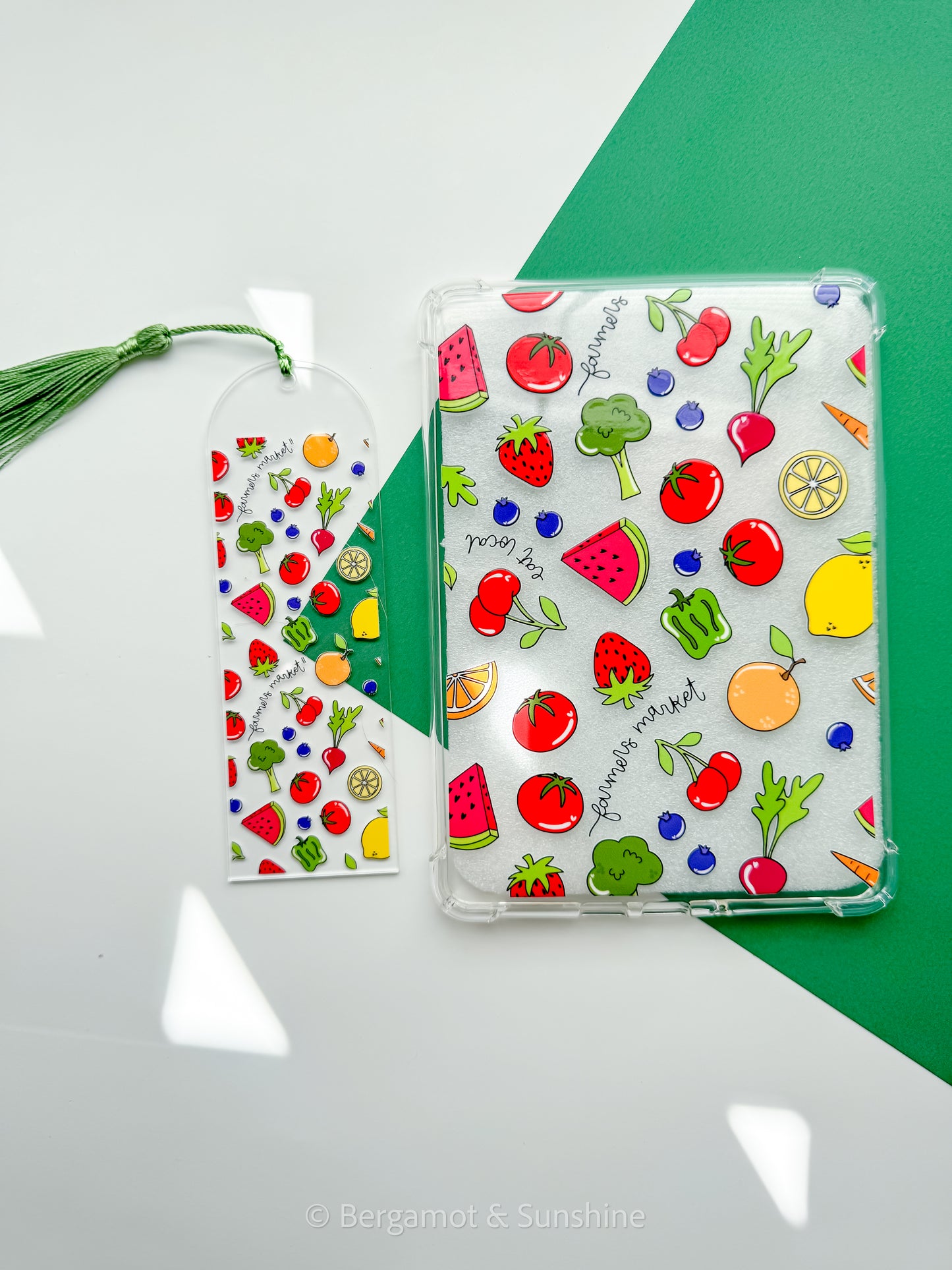 Farmers Market Produce Acrylic Bookmark