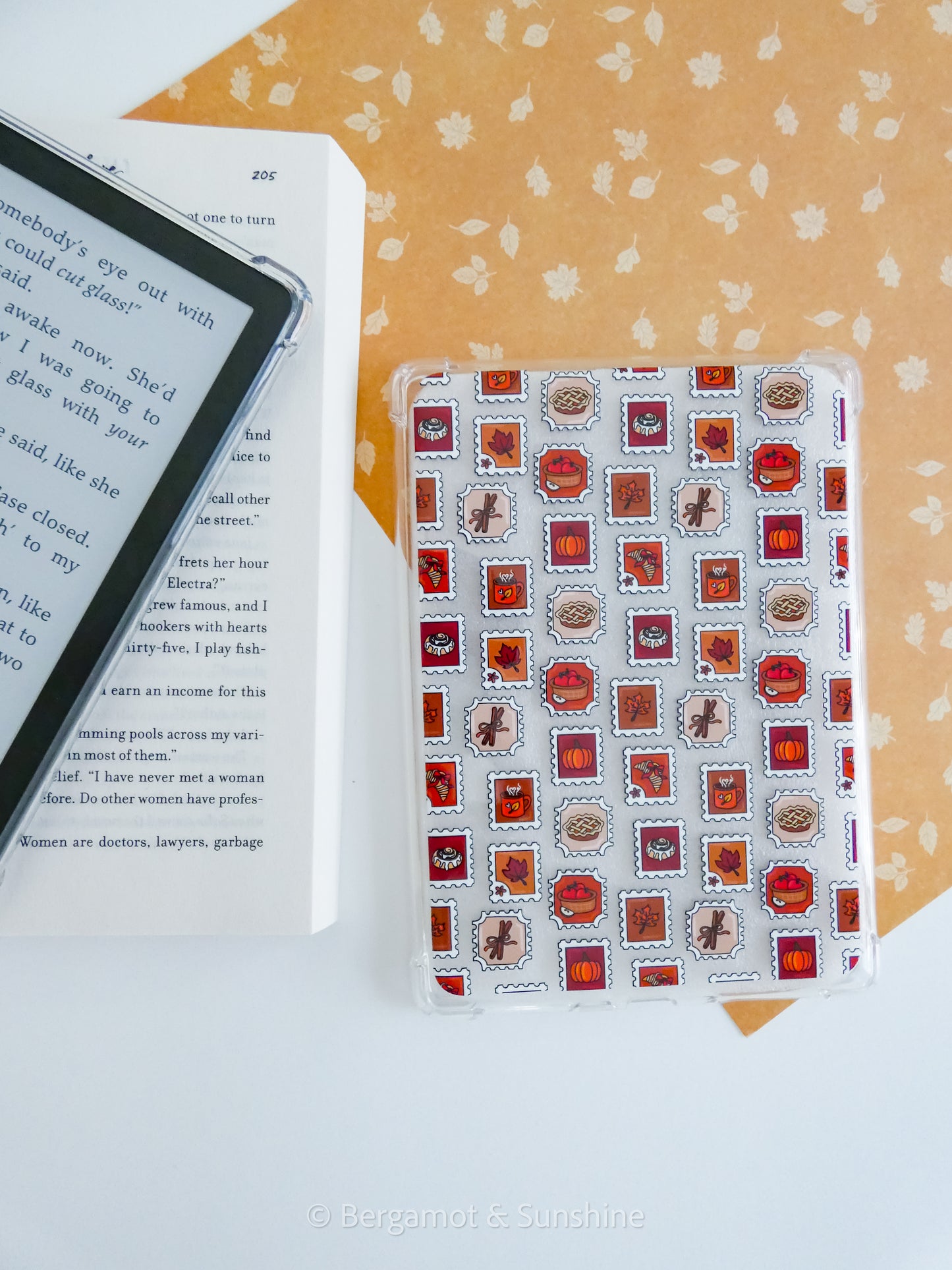 Fall Stamps Kindle Case