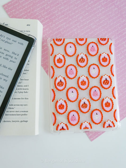 Coquette Framed Pumpkins Kindle Case